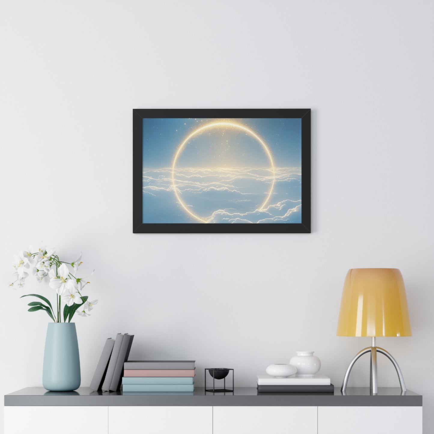 Serene Sky Framed Poster
