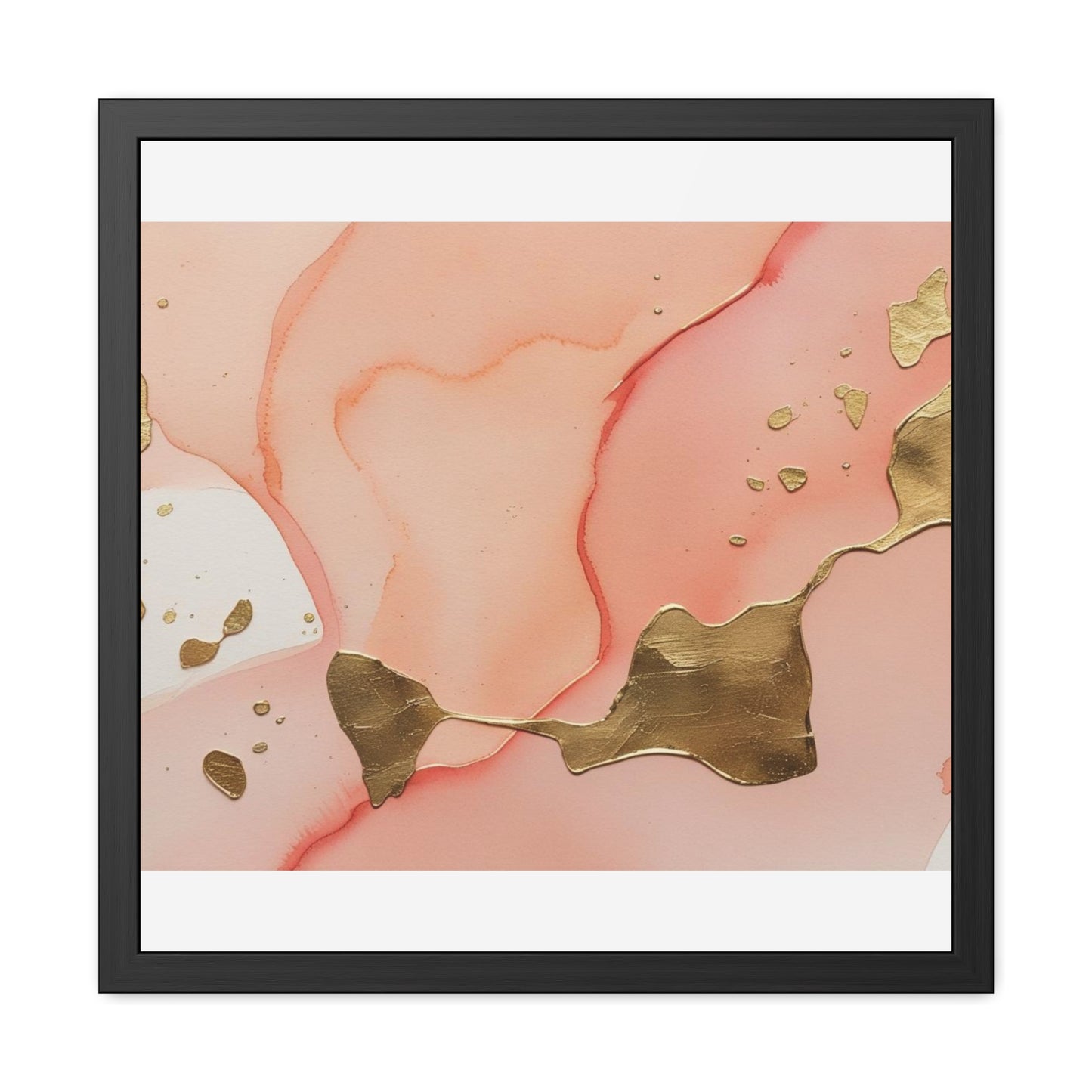 Elegant Abstract Art Framed Poster