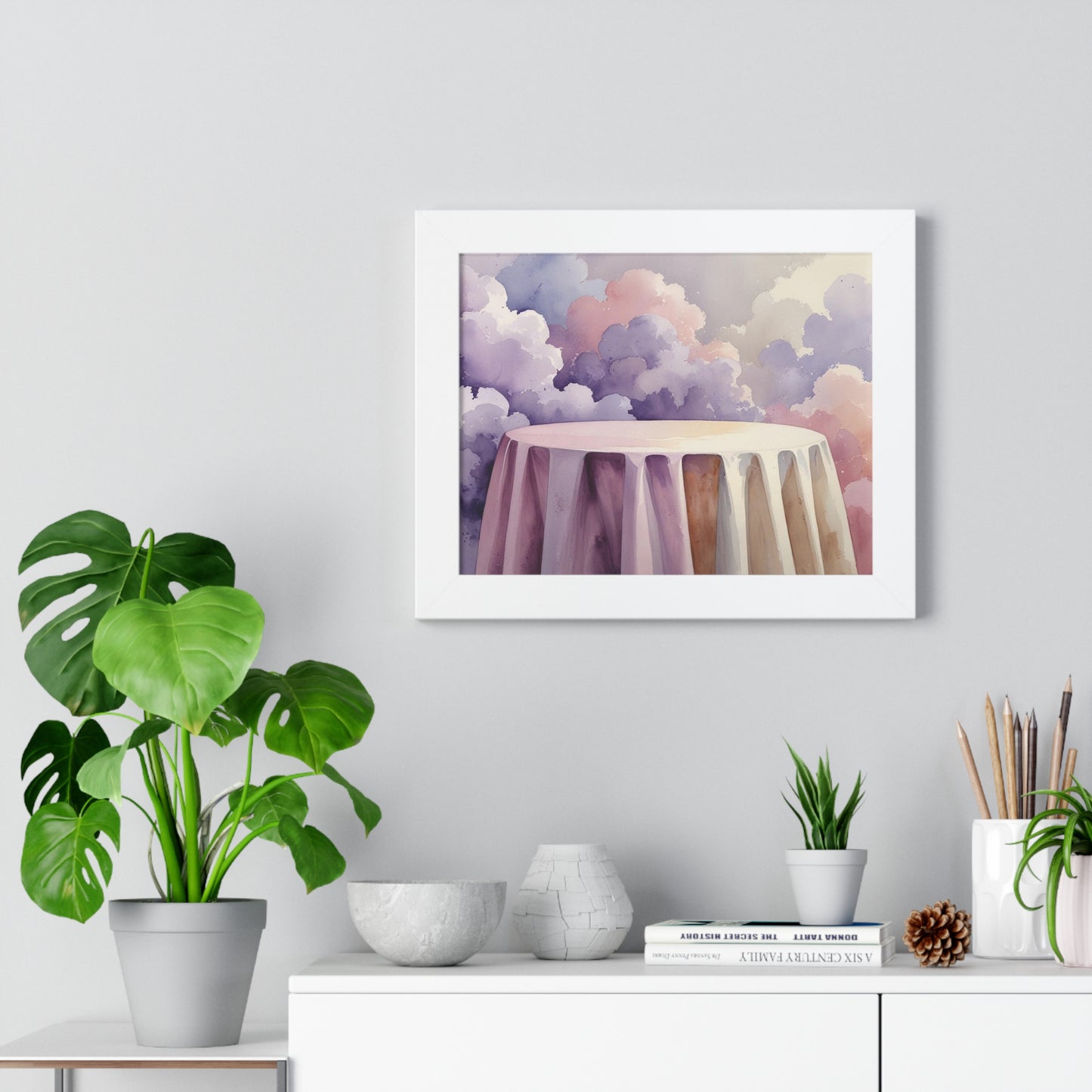 Ethereal Landscape Framed Poster