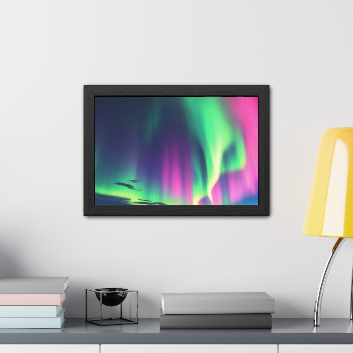 Stunning Northern Lights Framed Poster