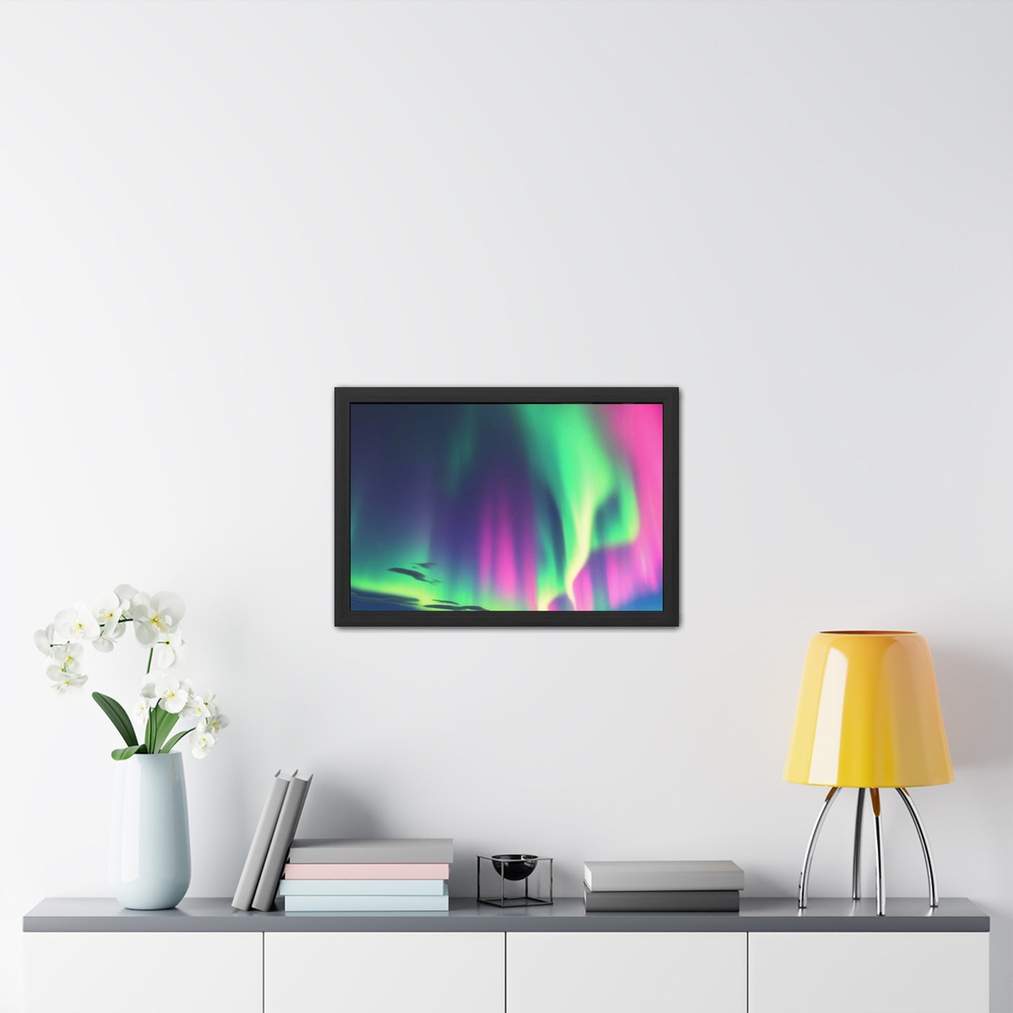 Stunning Northern Lights Framed Poster