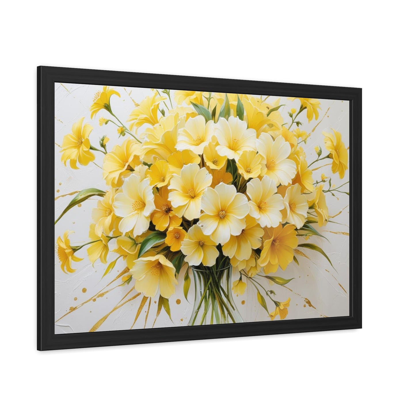 Floral Framed Poster.