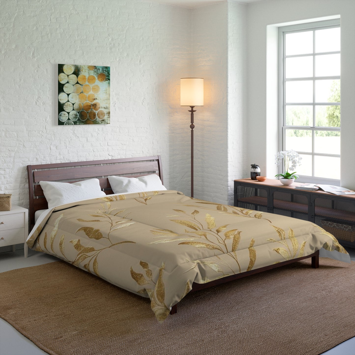 Elegant Floral Comforter