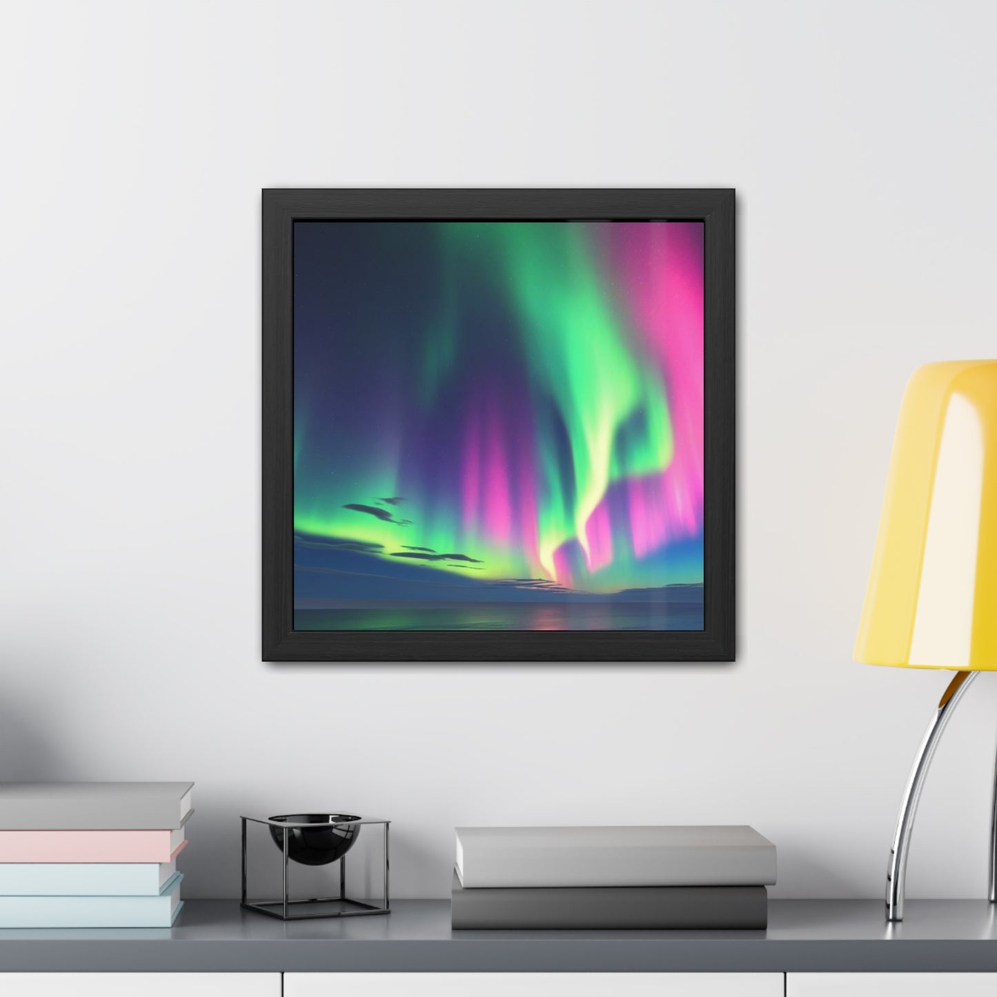Stunning Northern Lights Framed Poster