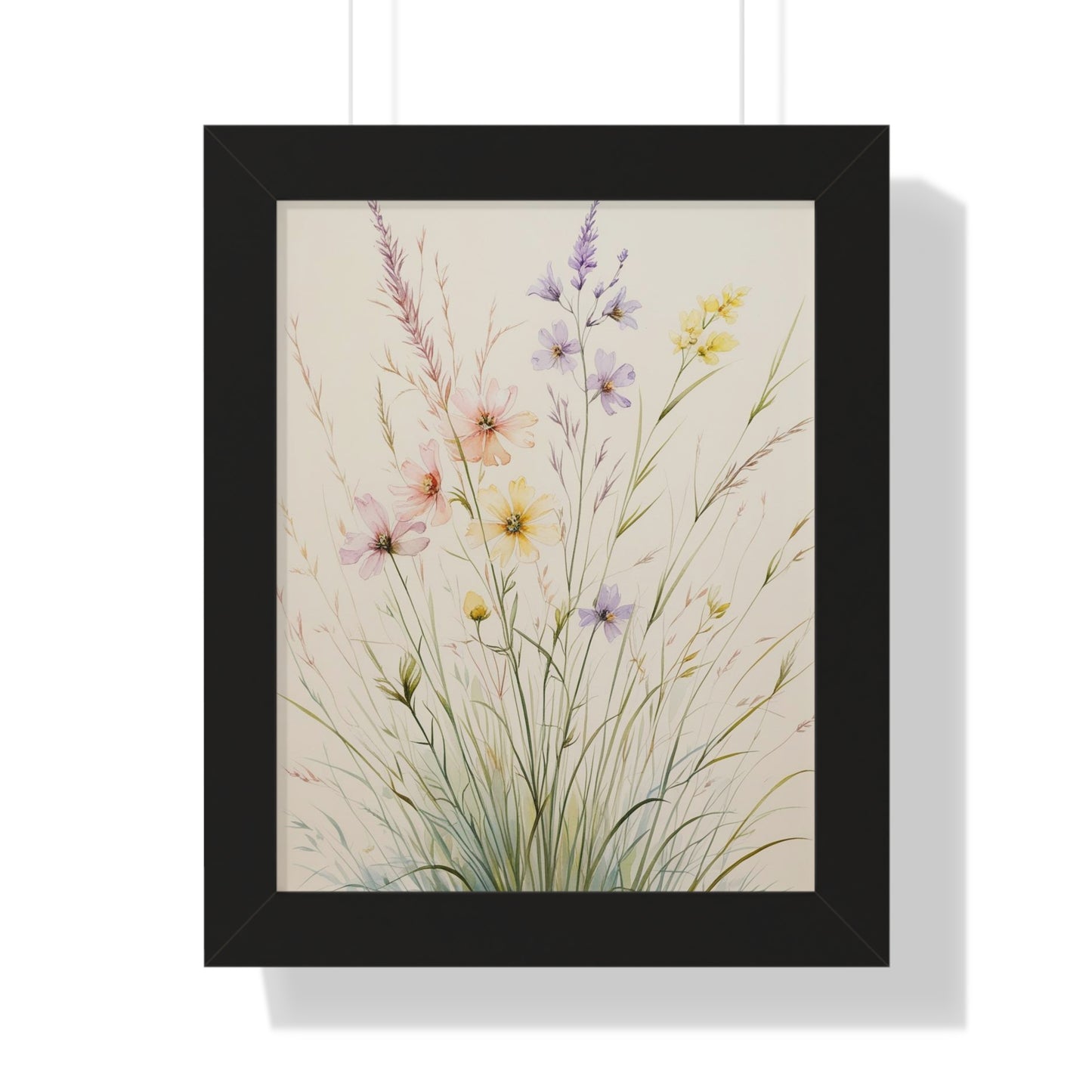 Framed Floral Art Print