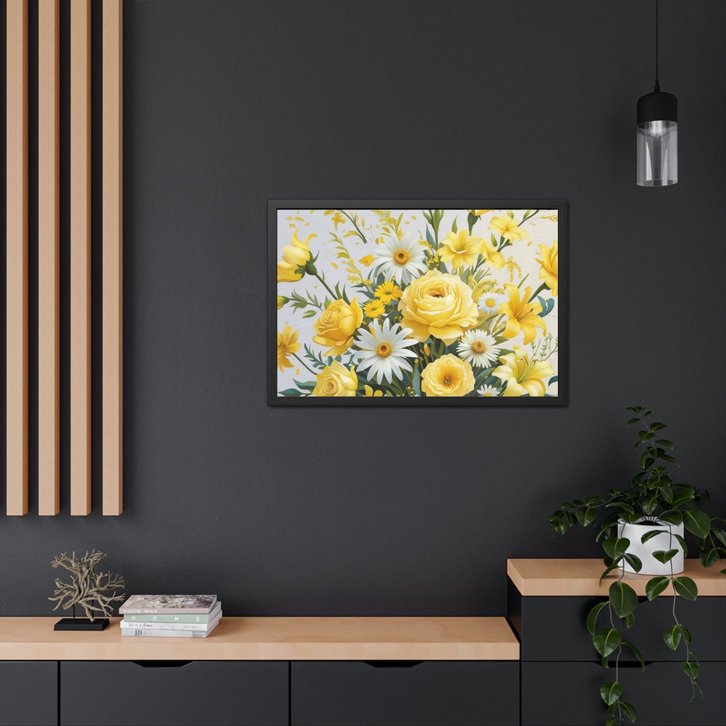 Floral Framed Poster