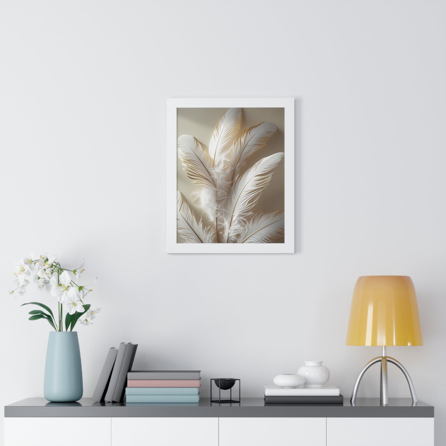 Elegant Framed Vertical Poster