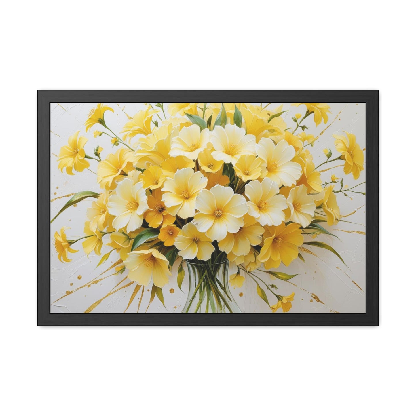 Floral Framed Poster.