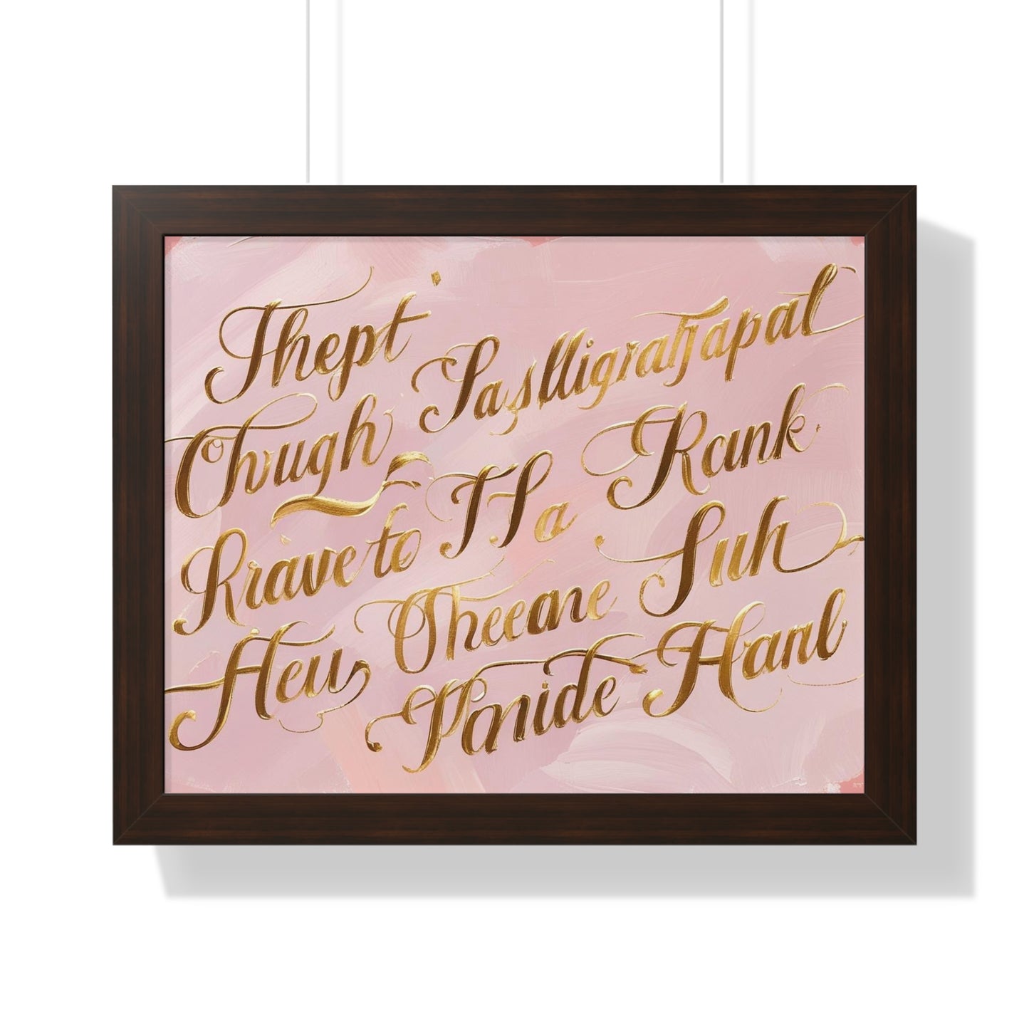 Elegant Framed Poster Art,Nursery or Office Decoration