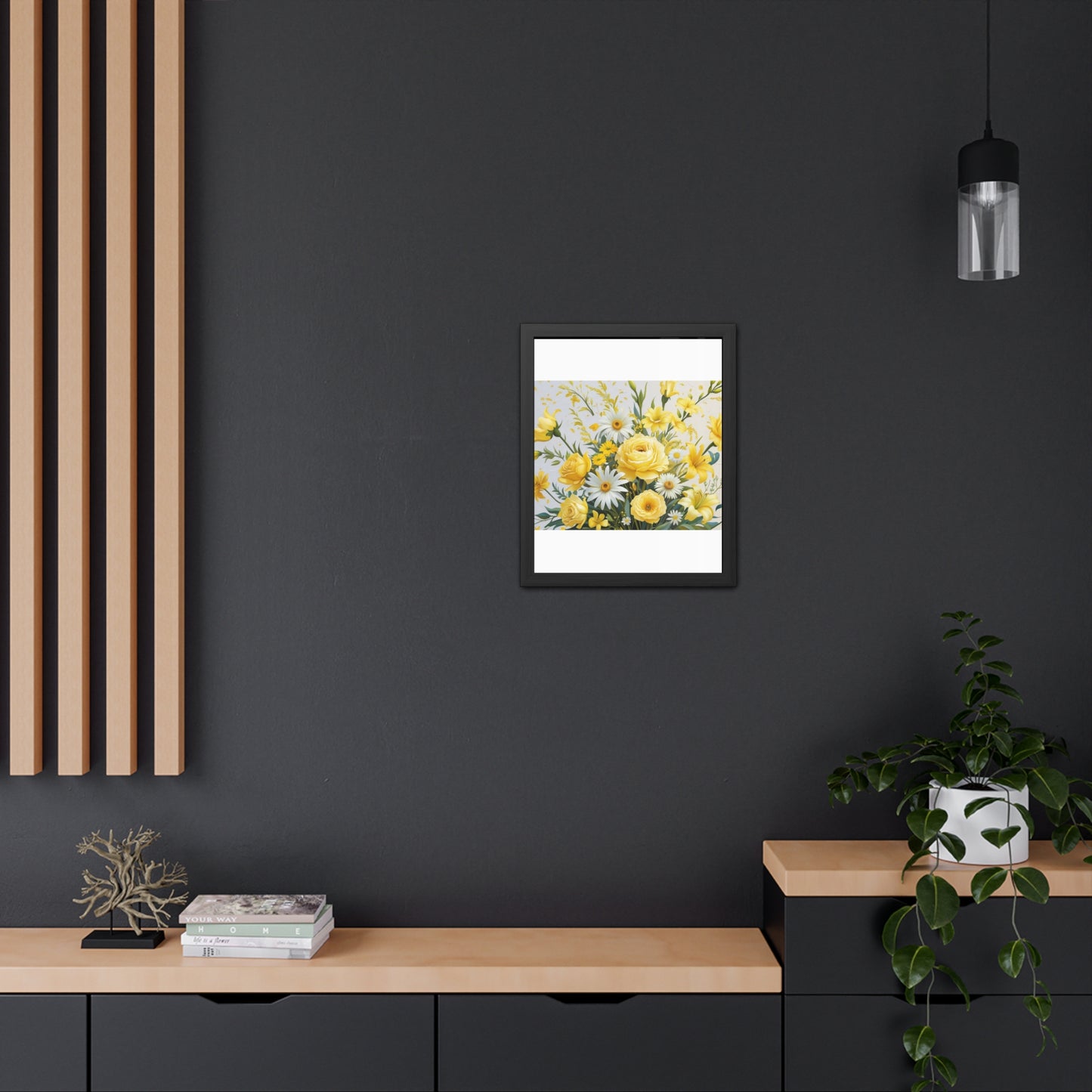 Floral Framed Poster