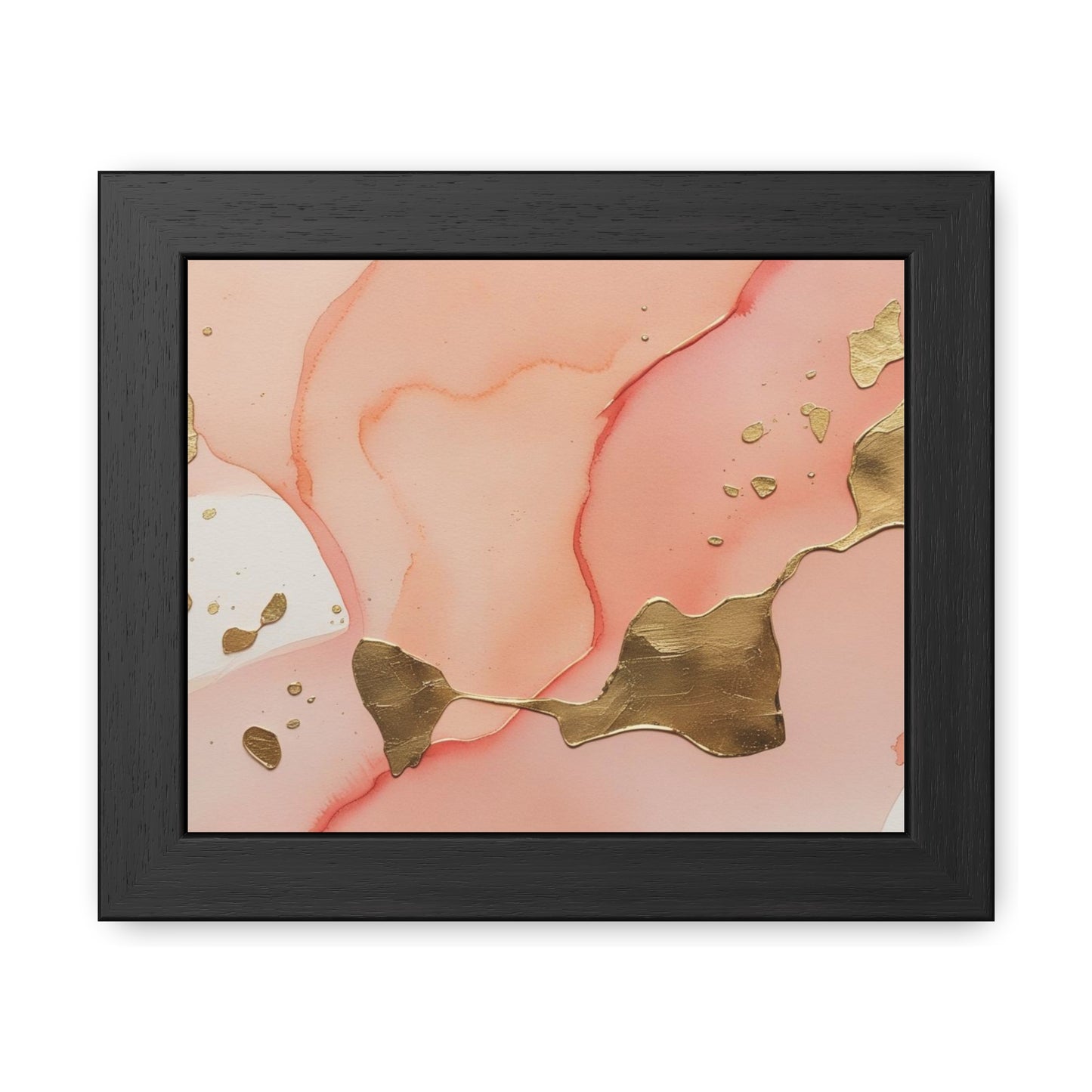 Elegant Abstract Art Framed Poster