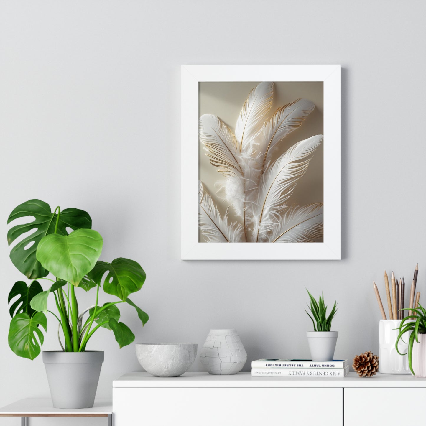 Elegant Framed Vertical Poster
