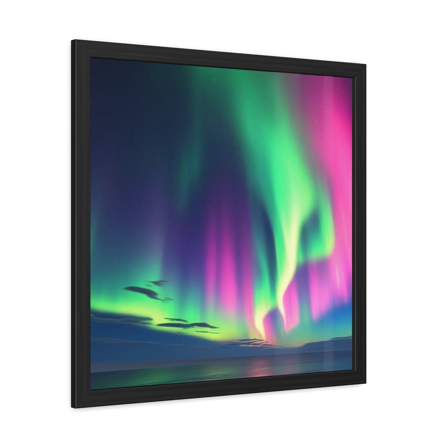 Stunning Northern Lights Framed Poster