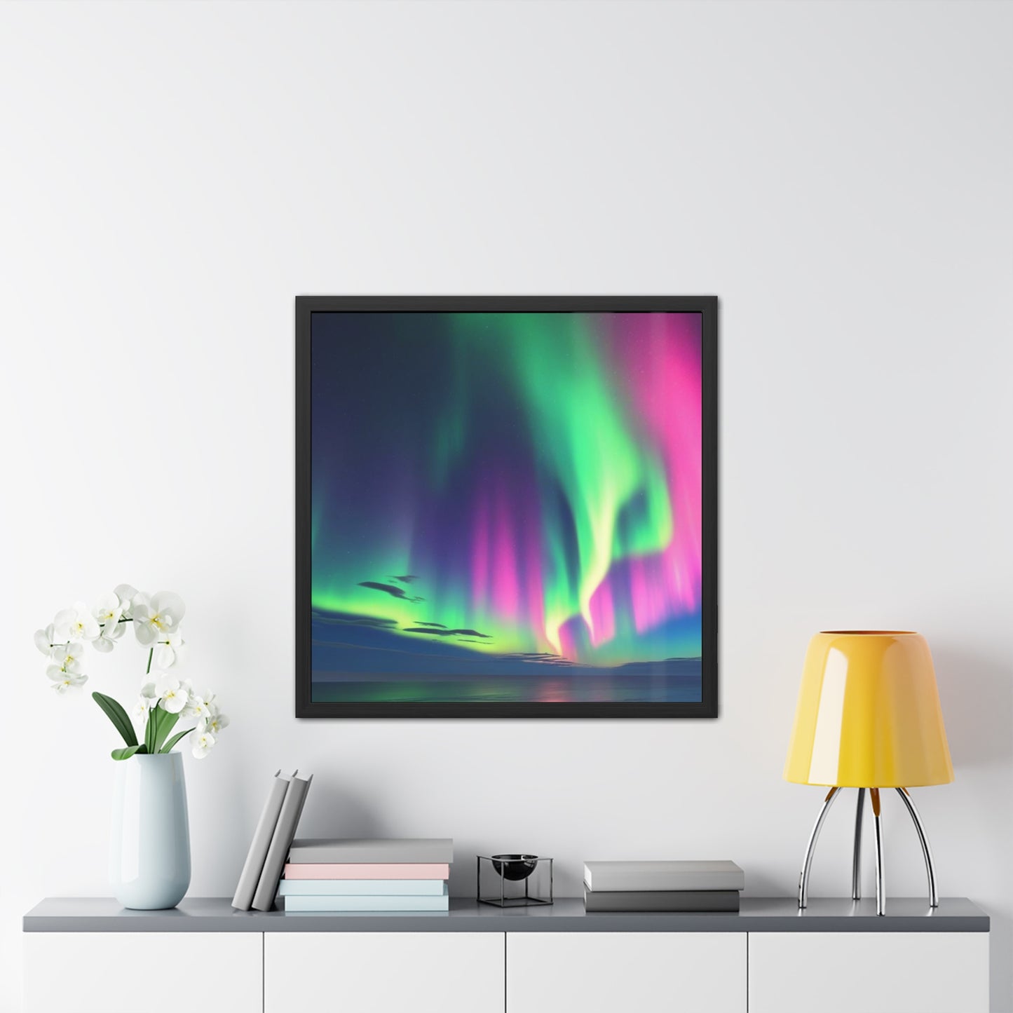 Stunning Northern Lights Framed Poster