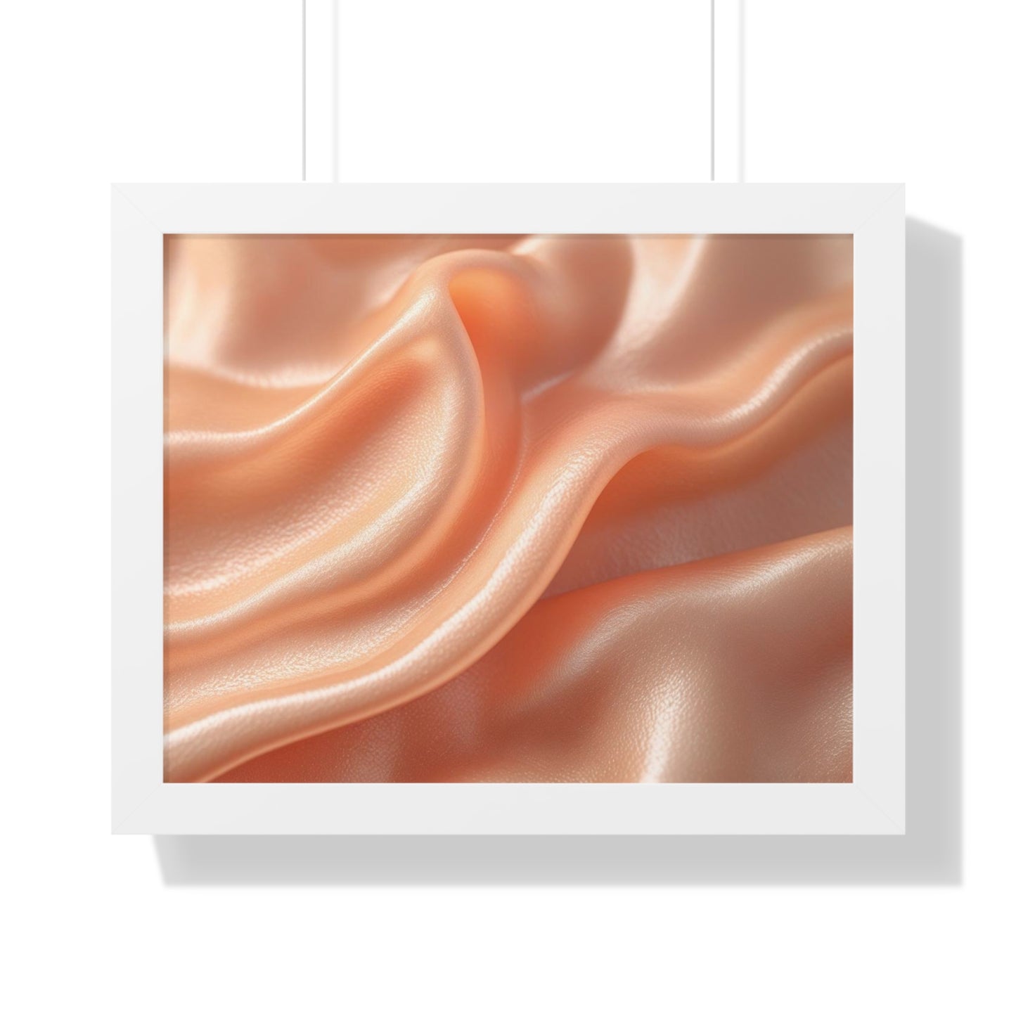 Elegant Framed Horizontal Art Print, Modern Wall Decor