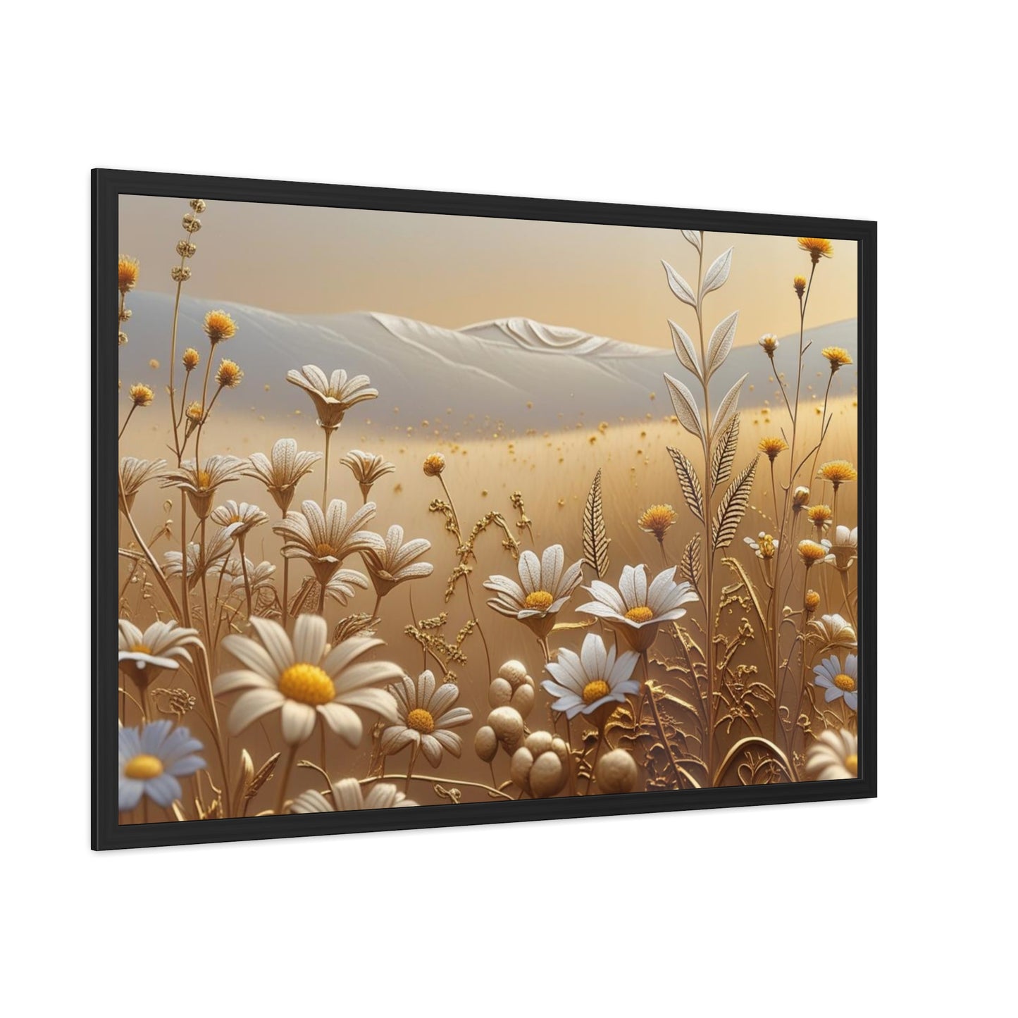 Framed Floral Wall Art, Modern Living Room Decorations