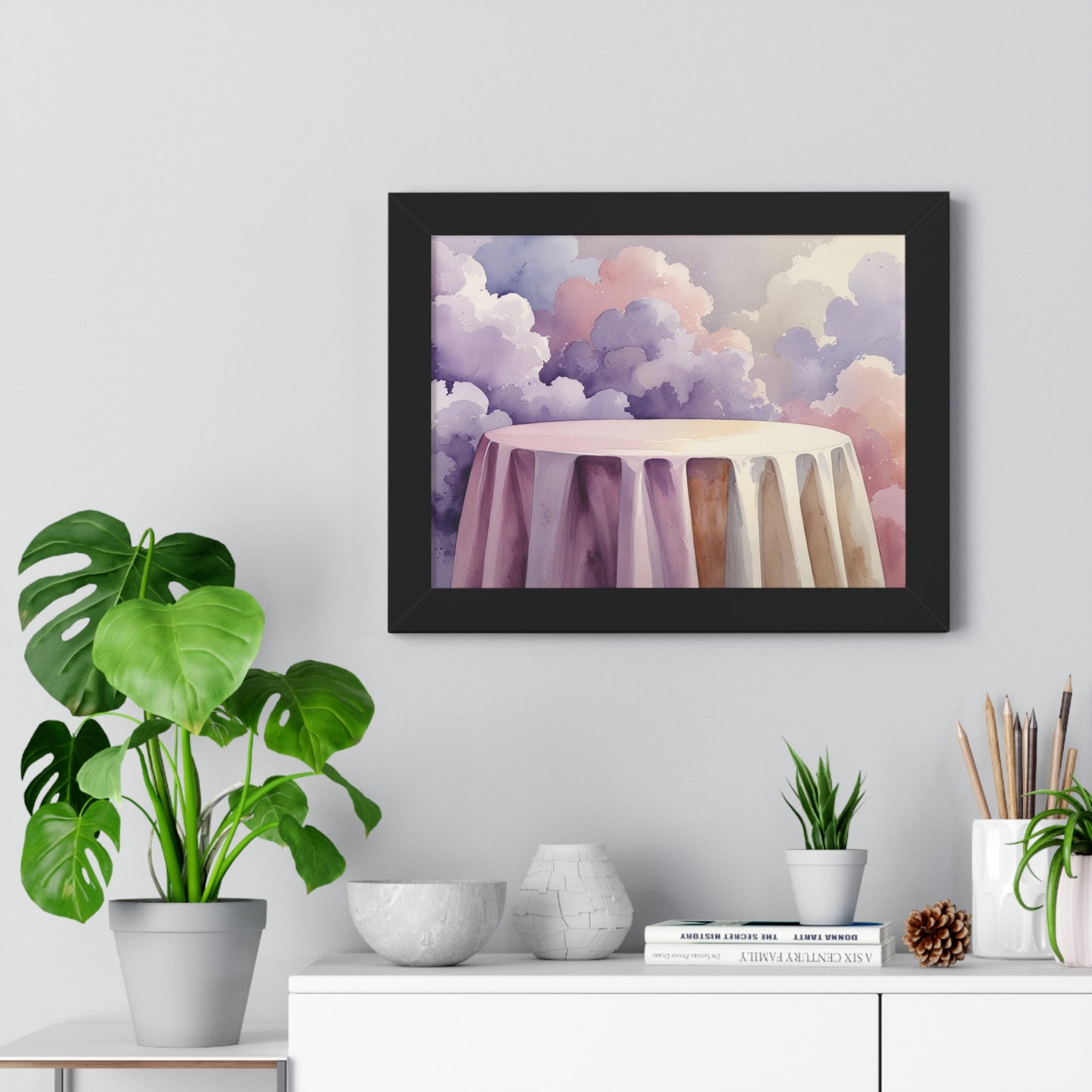 Ethereal Landscape Framed Poster