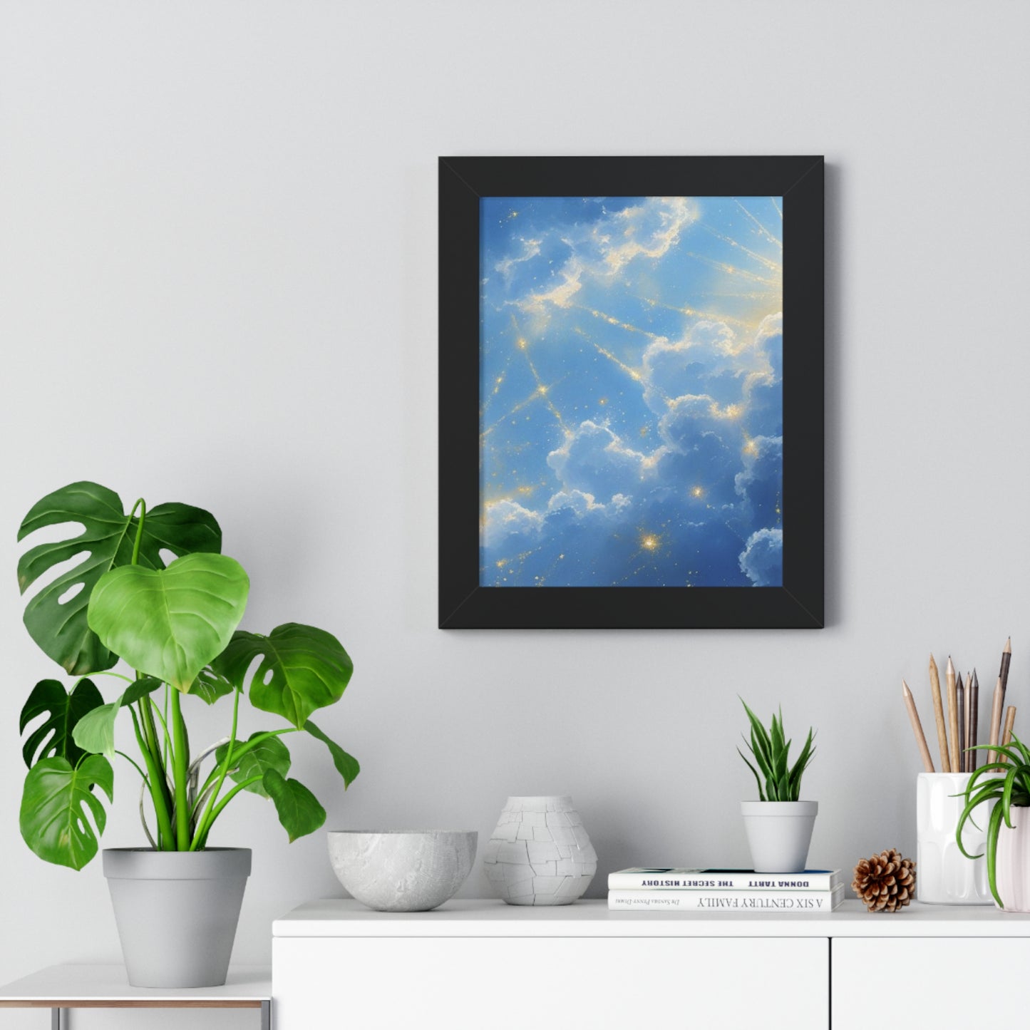 Celestial Framed Vertical Poster