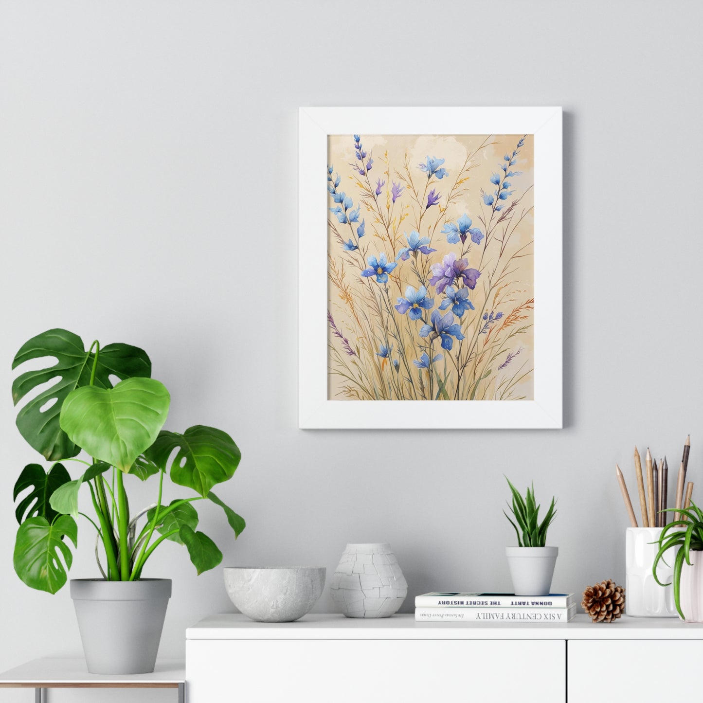 Botanical Framed Vertical Poster