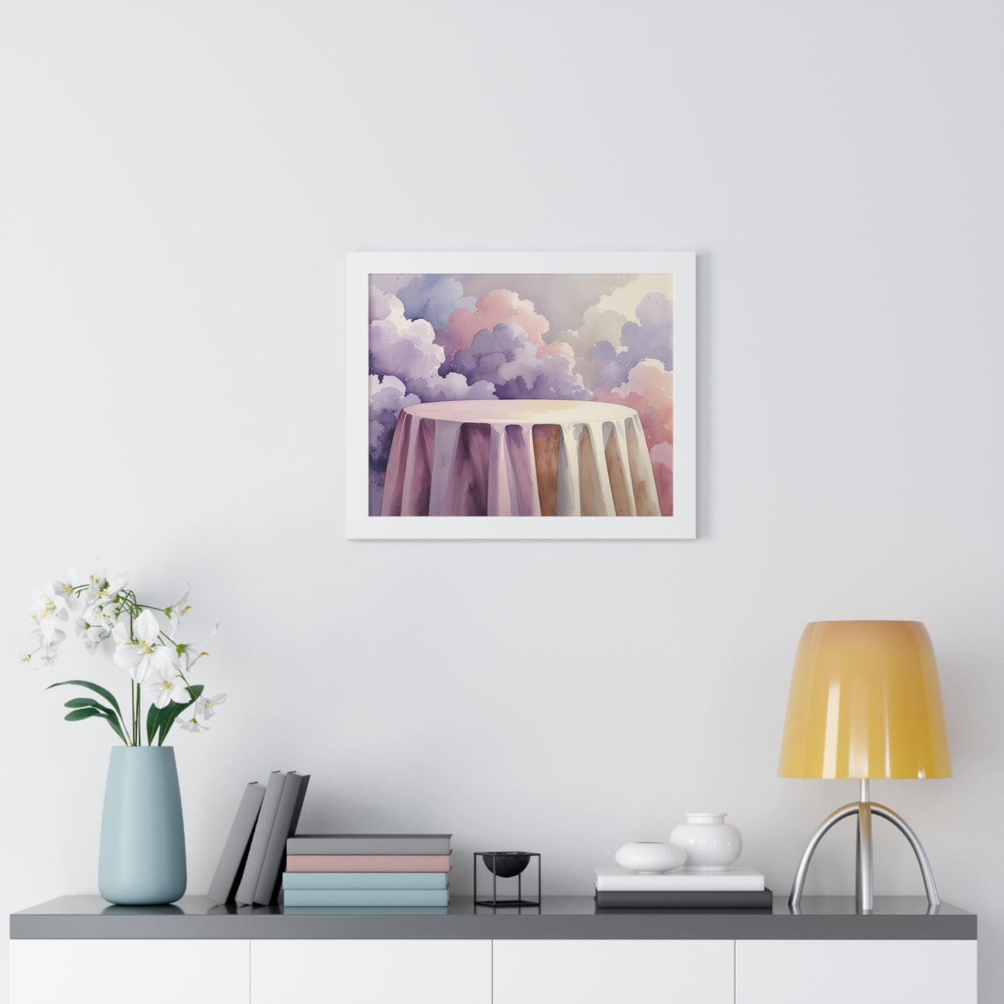 Ethereal Landscape Framed Poster