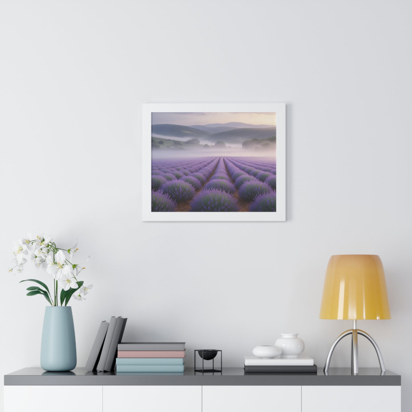 Lavender Fields Framed Poster