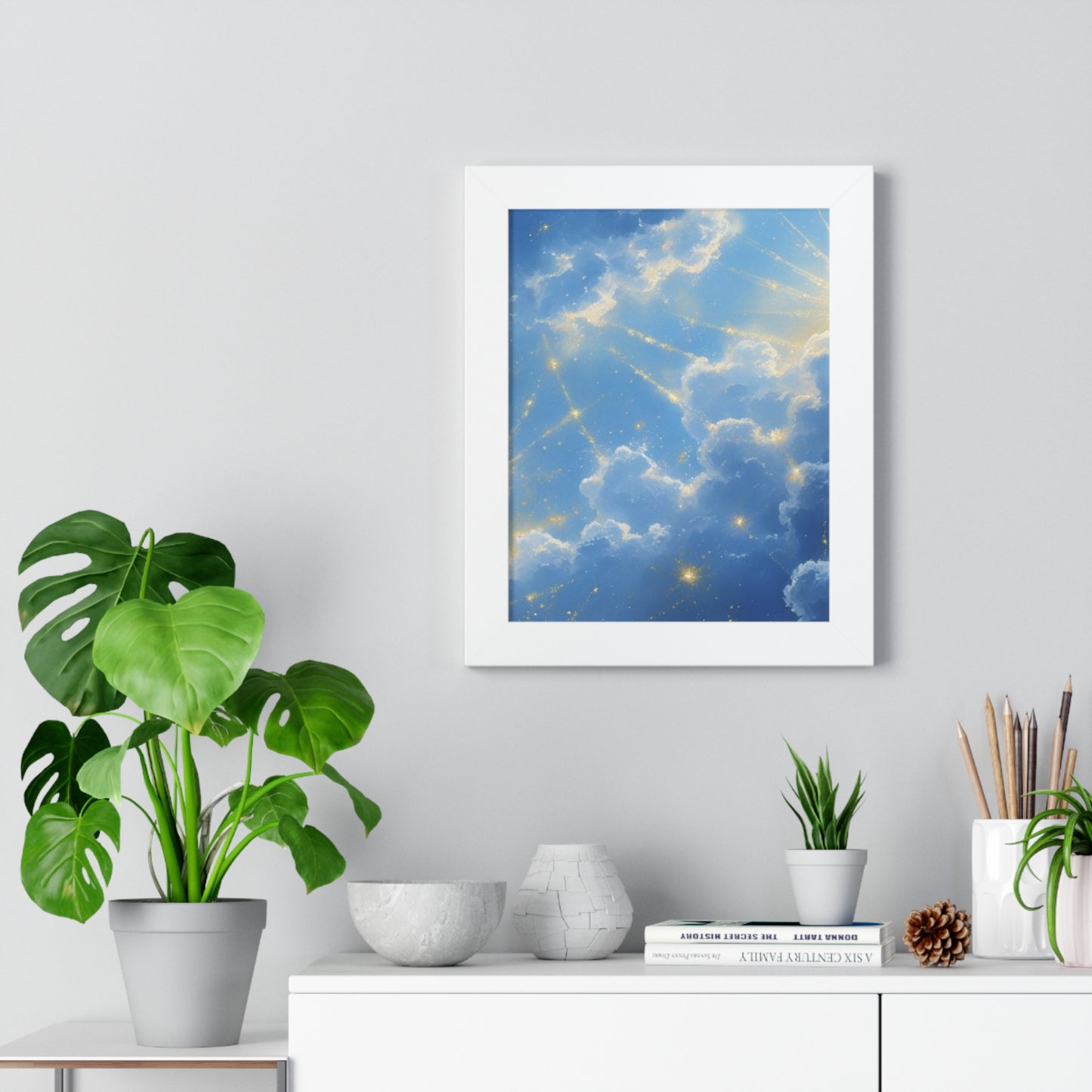 Celestial Framed Vertical Poster