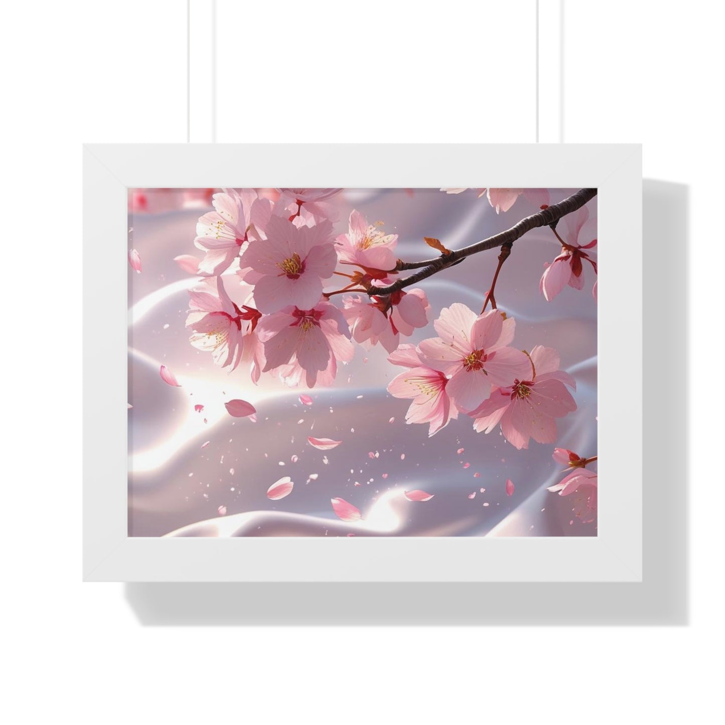 Blossoming Cherry Blossom Art Print, Spring Home Decoration, Nature Poster