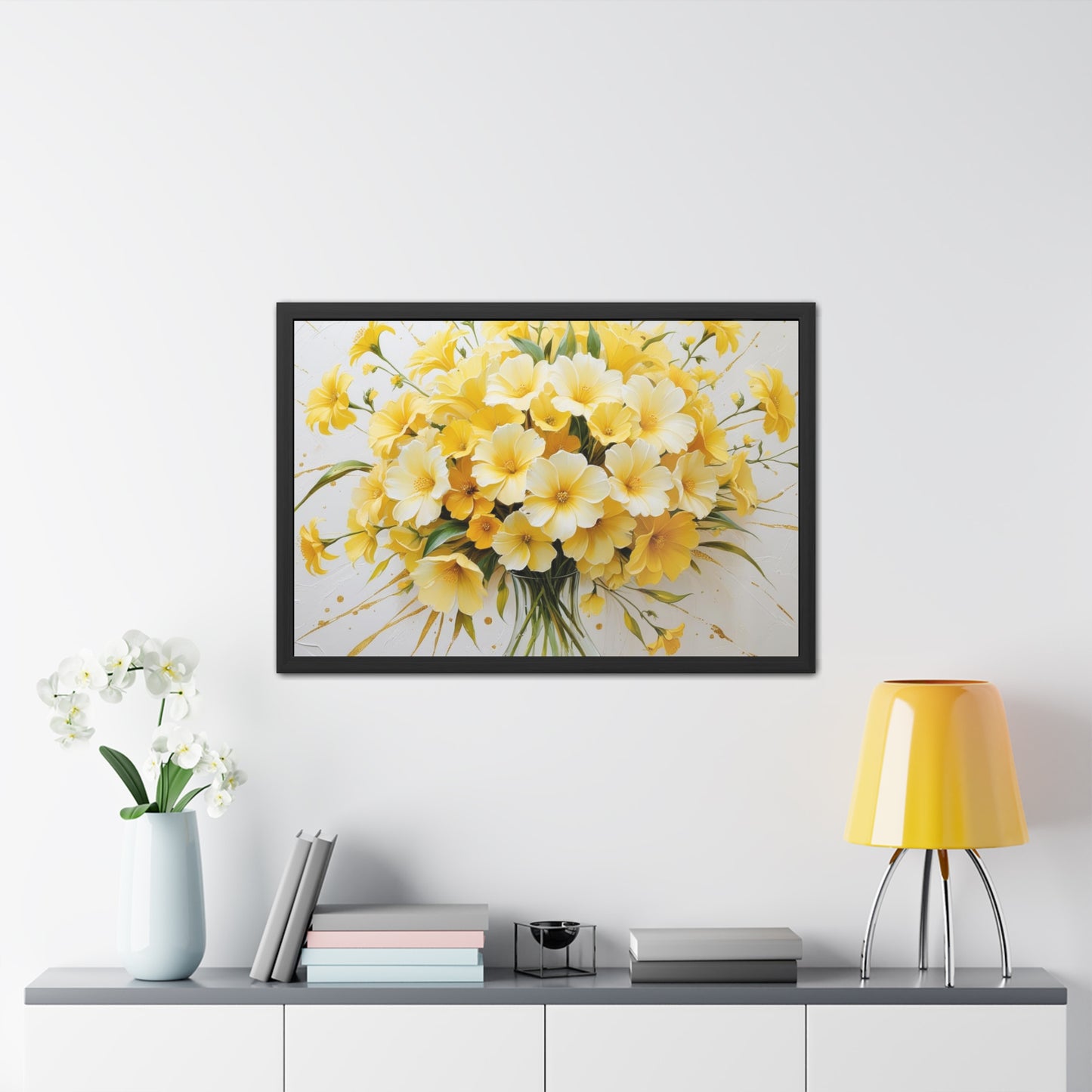 Floral Framed Poster.