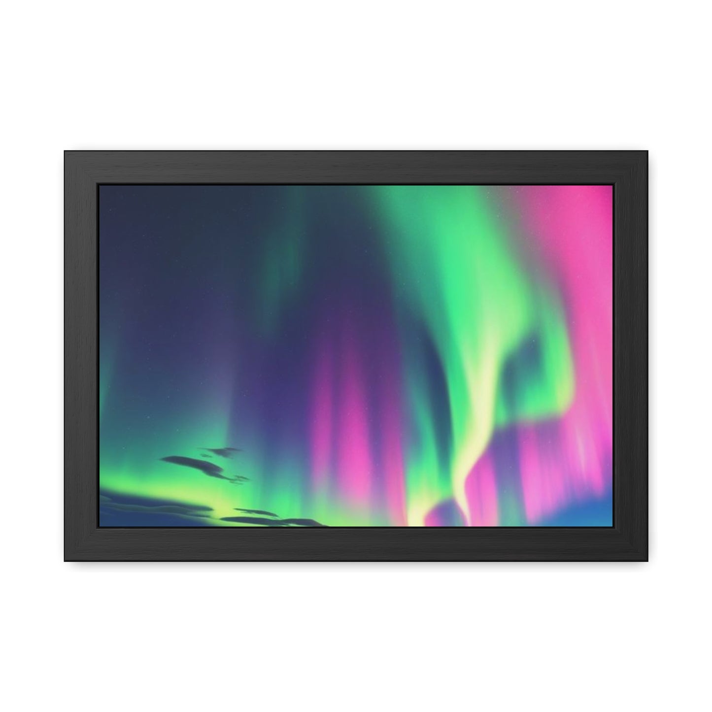 Stunning Northern Lights Framed Poster