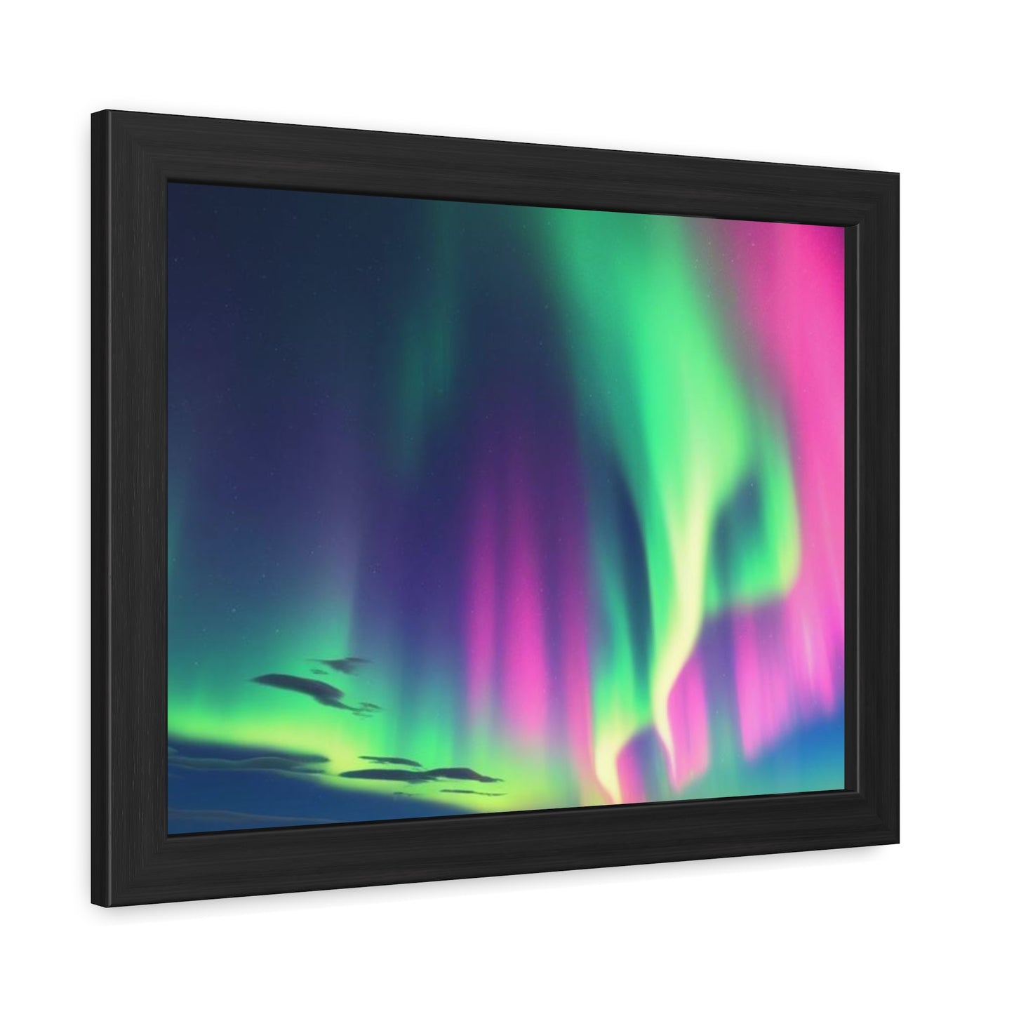 Stunning Northern Lights Framed Poster
