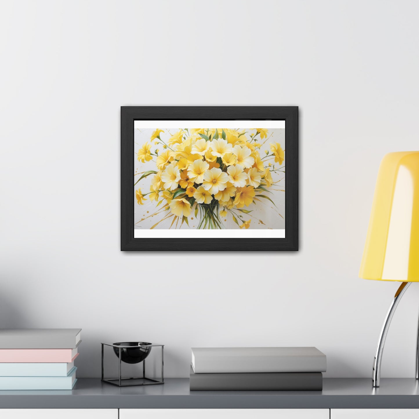 Floral Framed Poster.