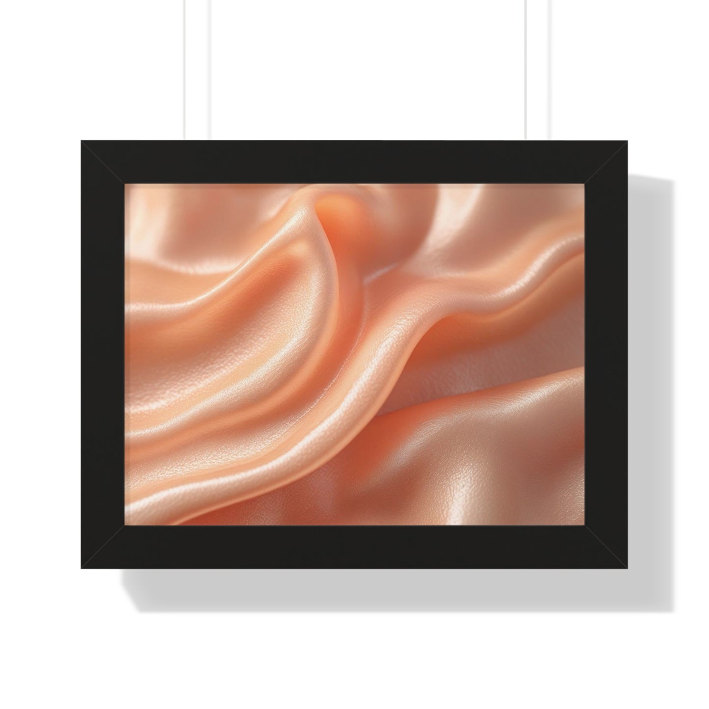 Elegant Framed Horizontal Art Print, Modern Wall Decor