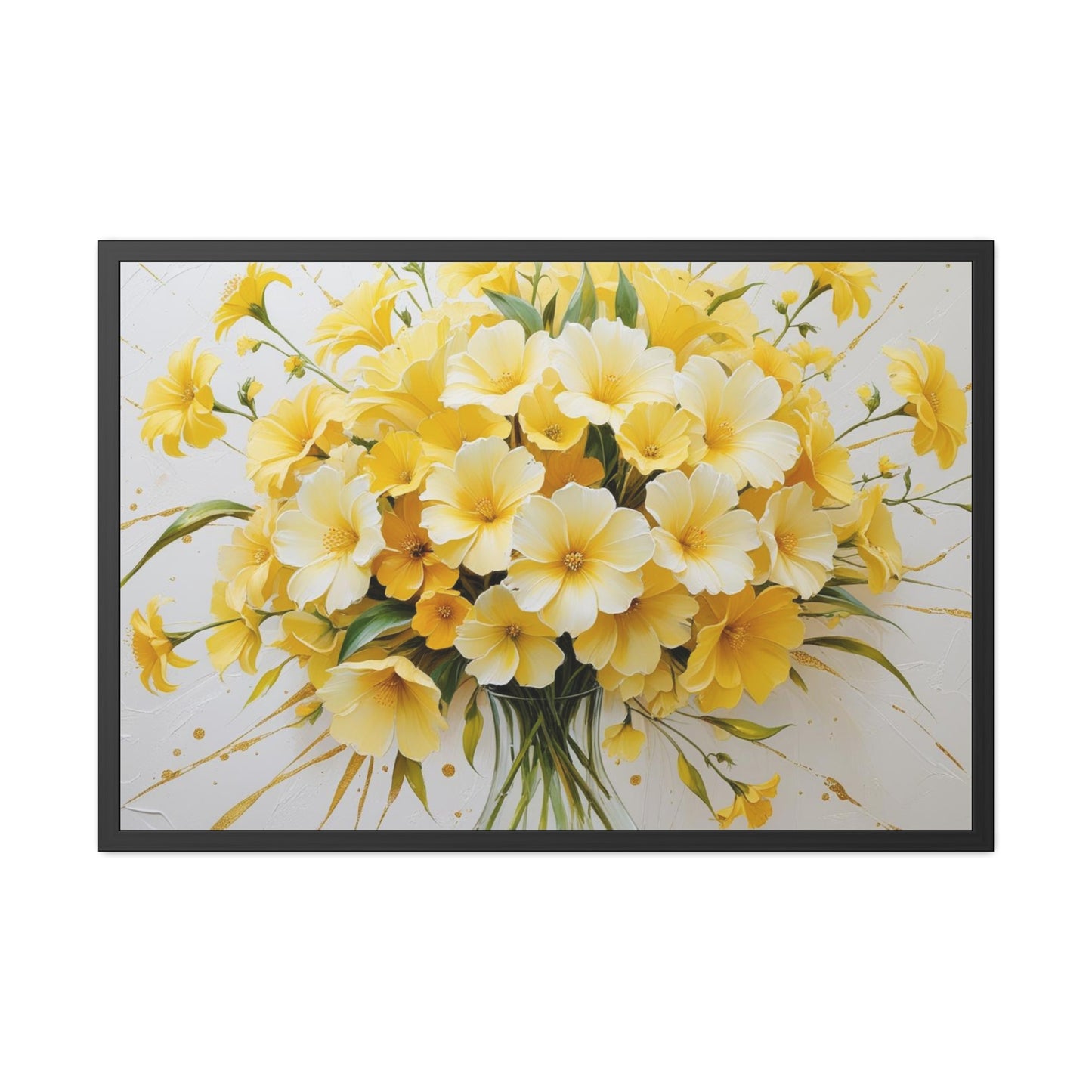 Floral Framed Poster.