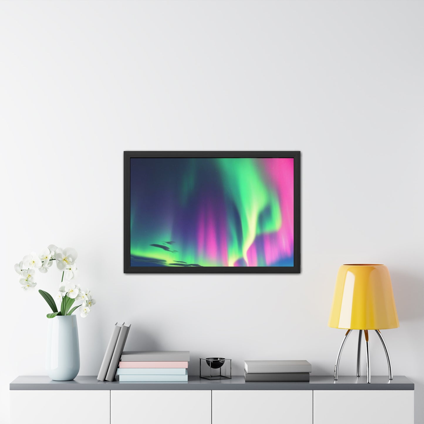 Stunning Northern Lights Framed Poster