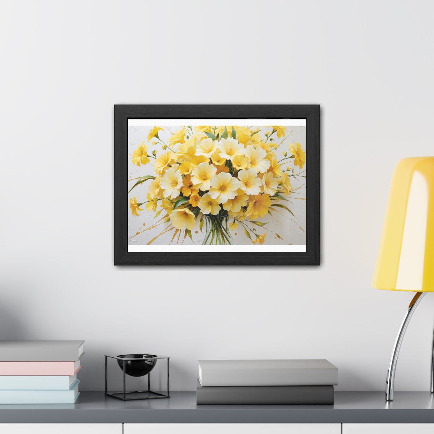 Floral Framed Poster.