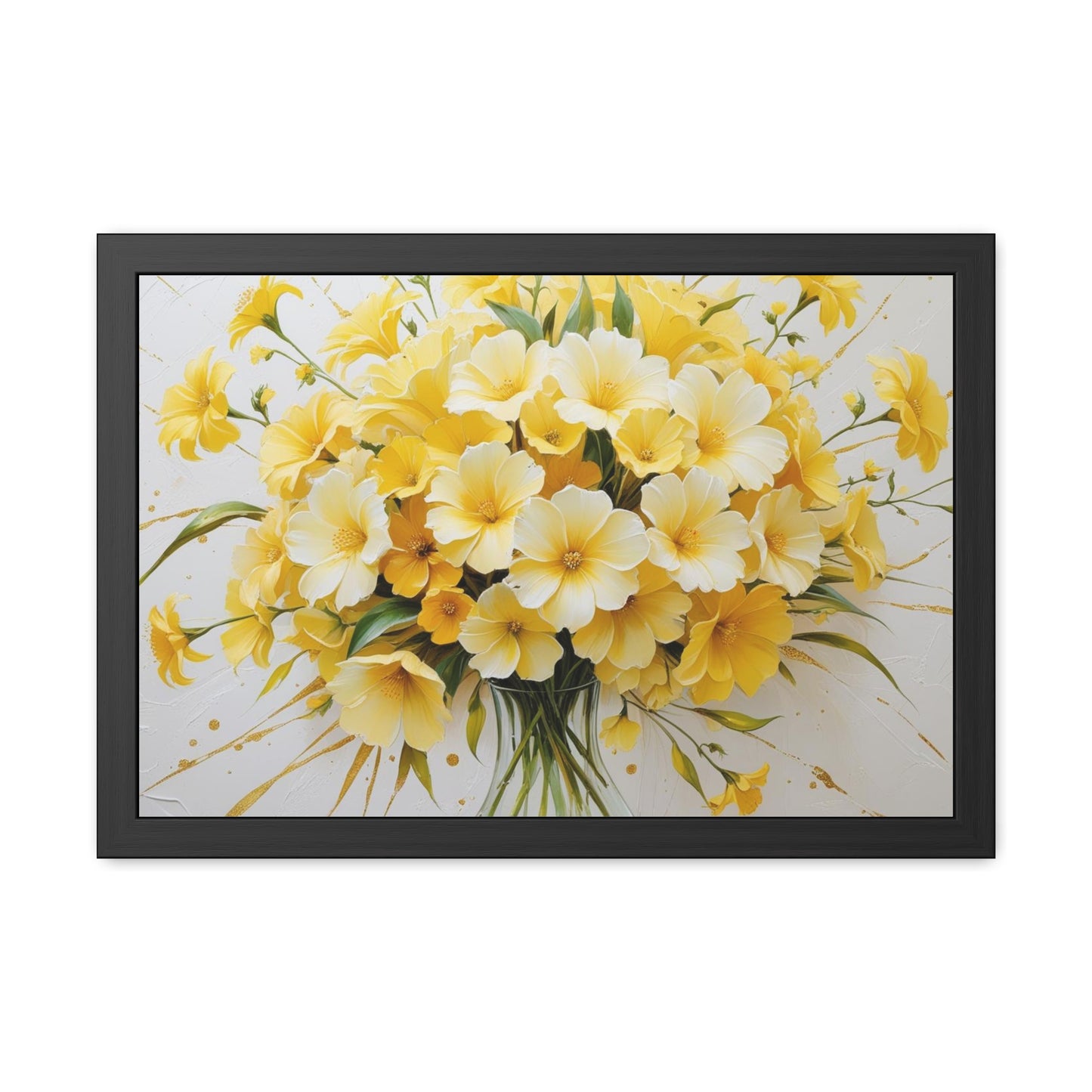 Floral Framed Poster.