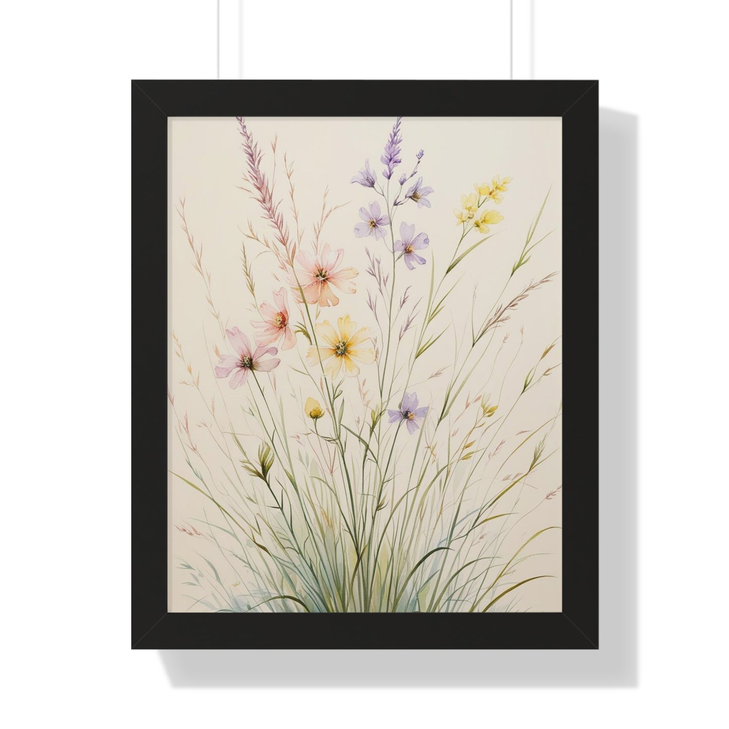 Framed Floral Art Print