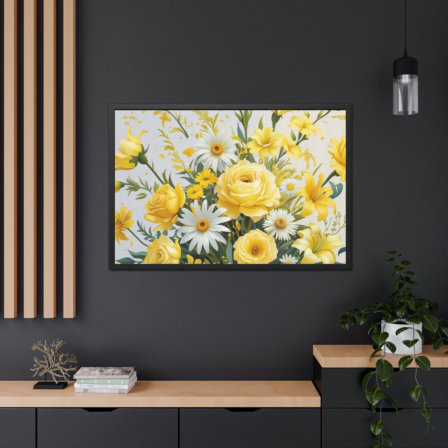 Floral Framed Poster