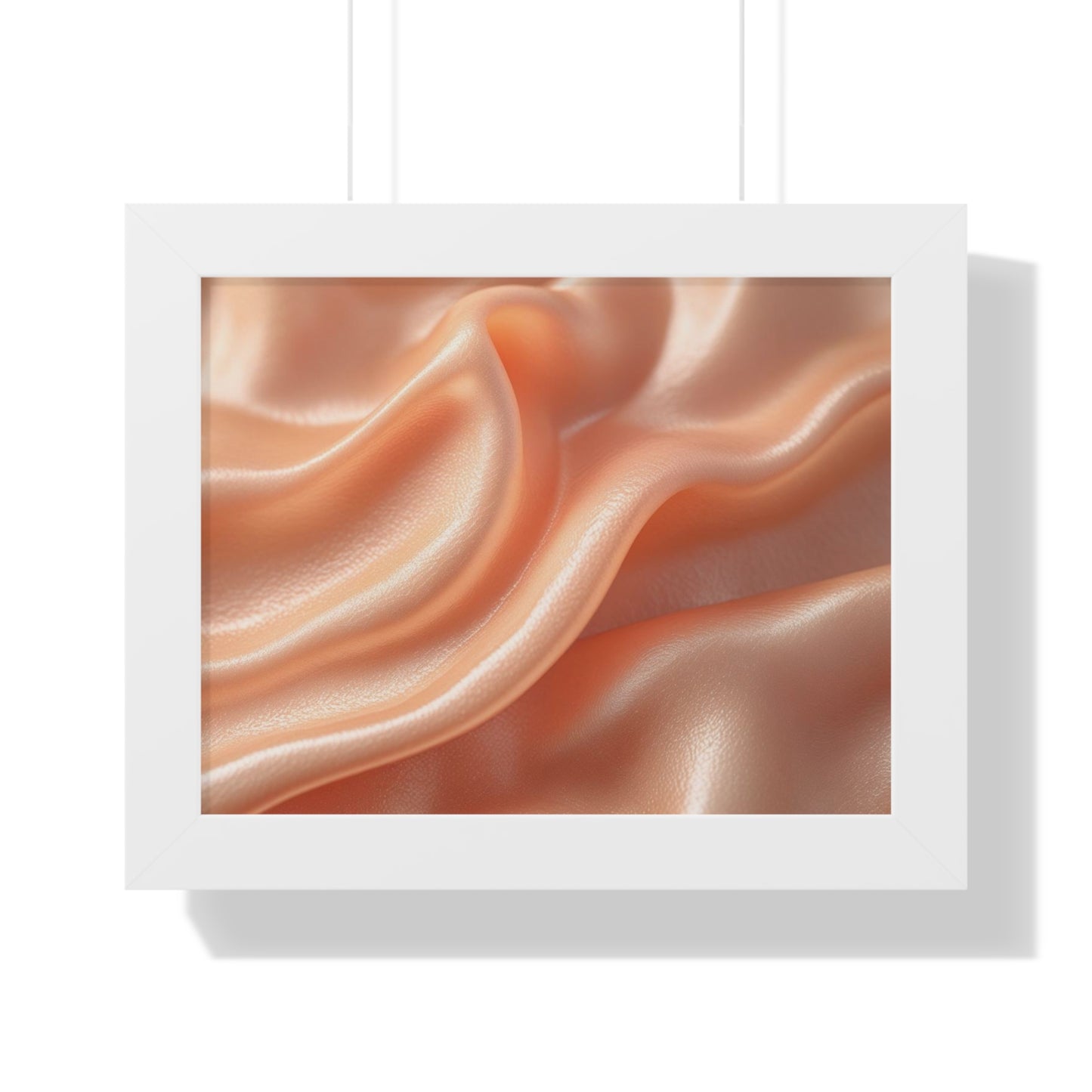 Elegant Framed Horizontal Art Print, Modern Wall Decor