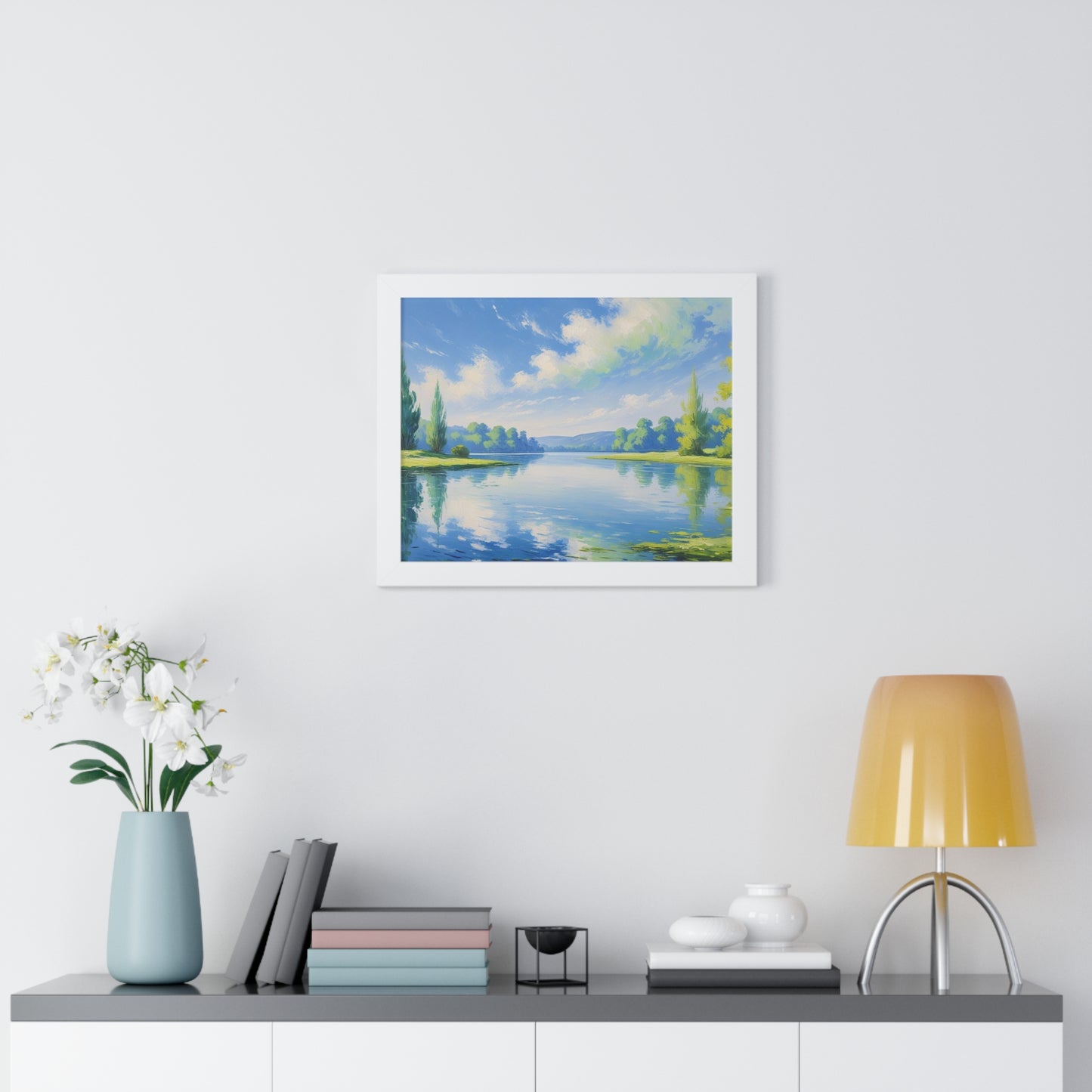 Tranquil Landscape Framed Poster