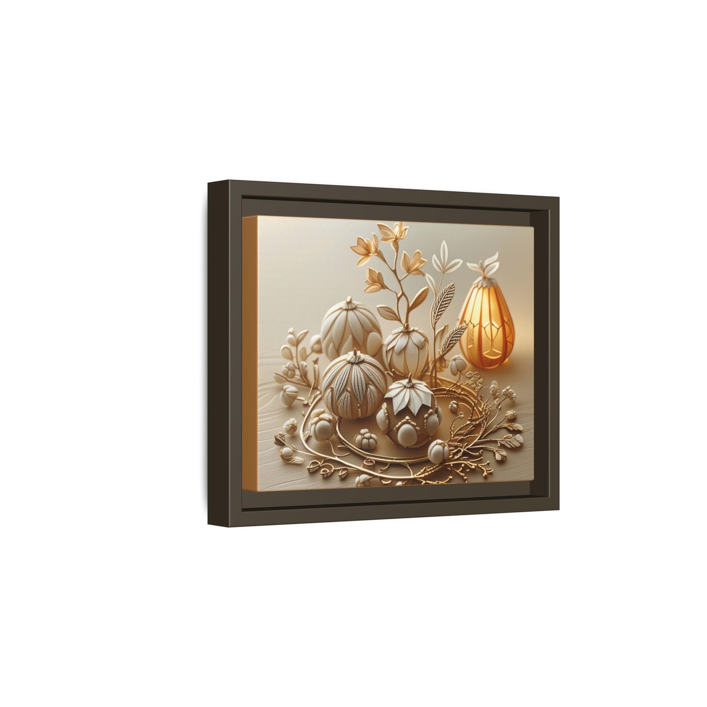 Autumn Framed Canvas Art,Thanksgiving Wall Art