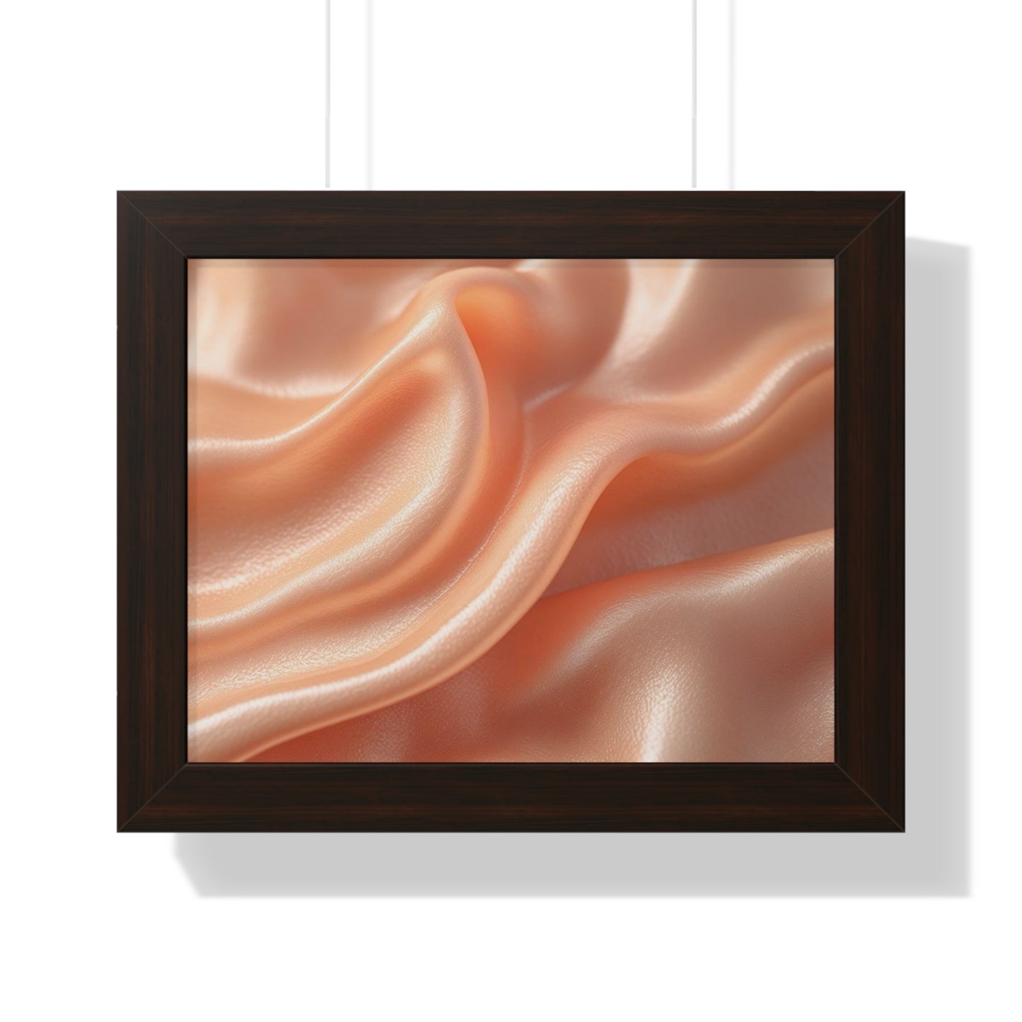 Elegant Framed Horizontal Art Print, Modern Wall Decor
