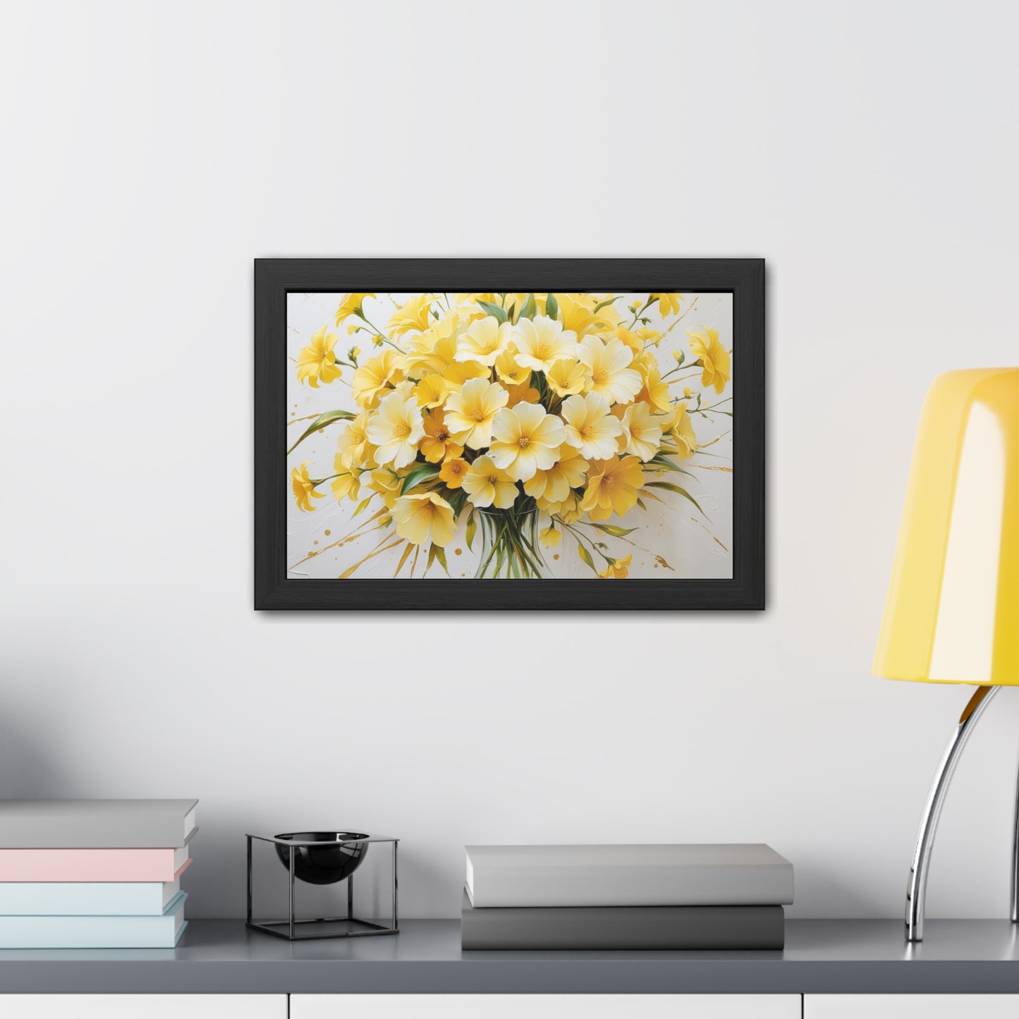Floral Framed Poster.