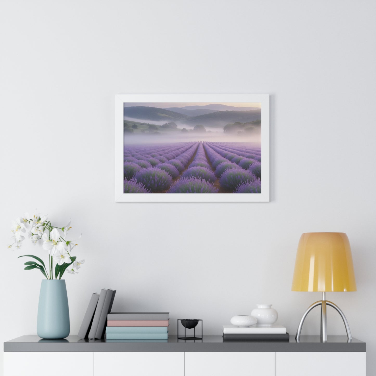 Lavender Fields Framed Poster