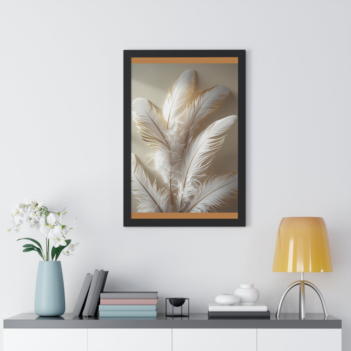 Elegant Framed Vertical Poster