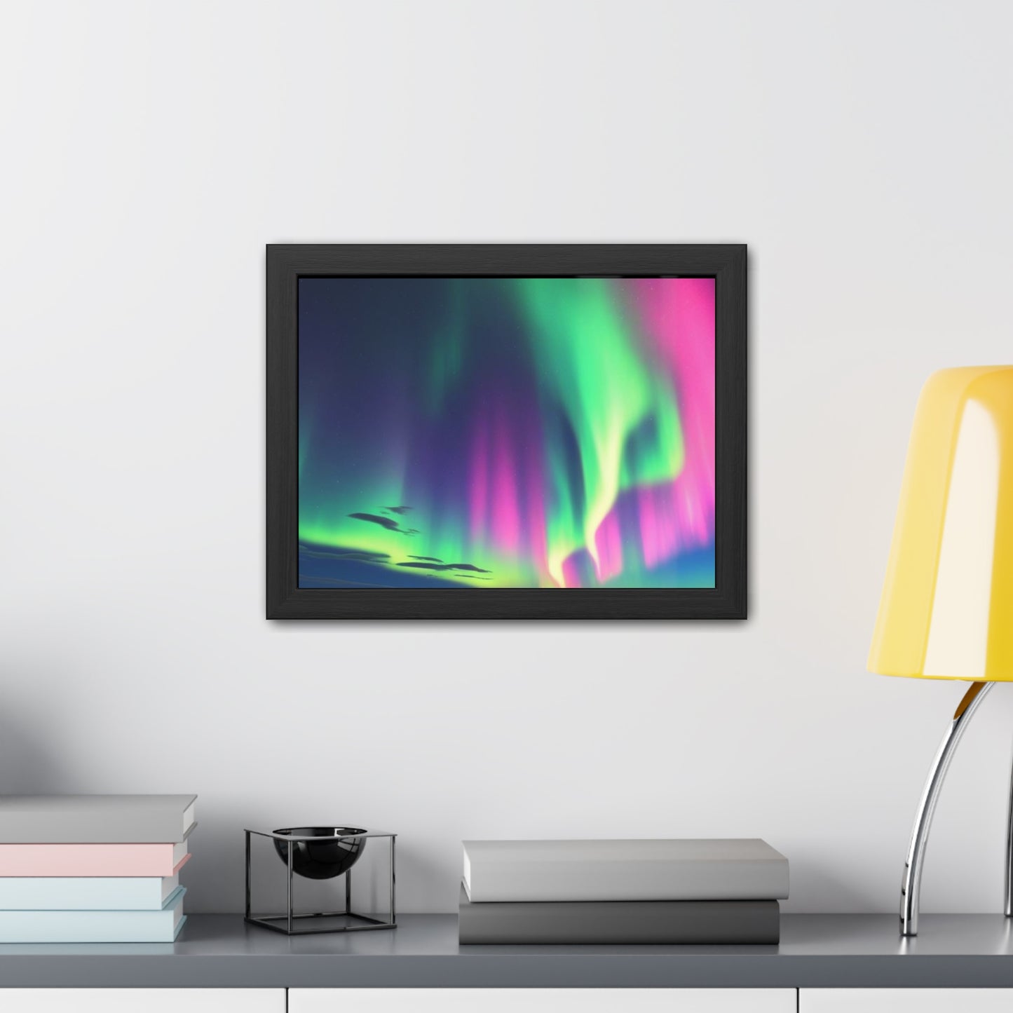 Stunning Northern Lights Framed Poster