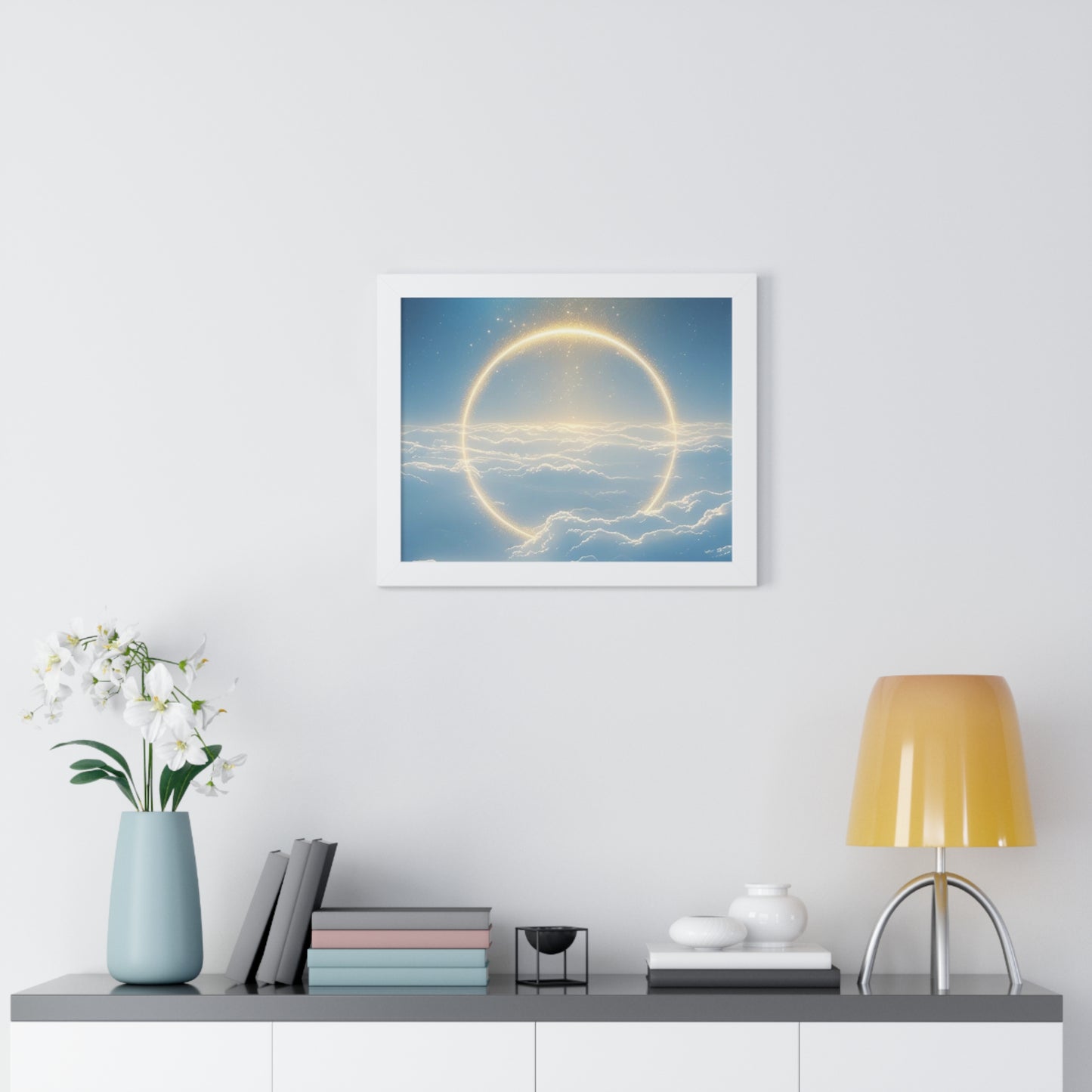 Serene Sky Framed Poster