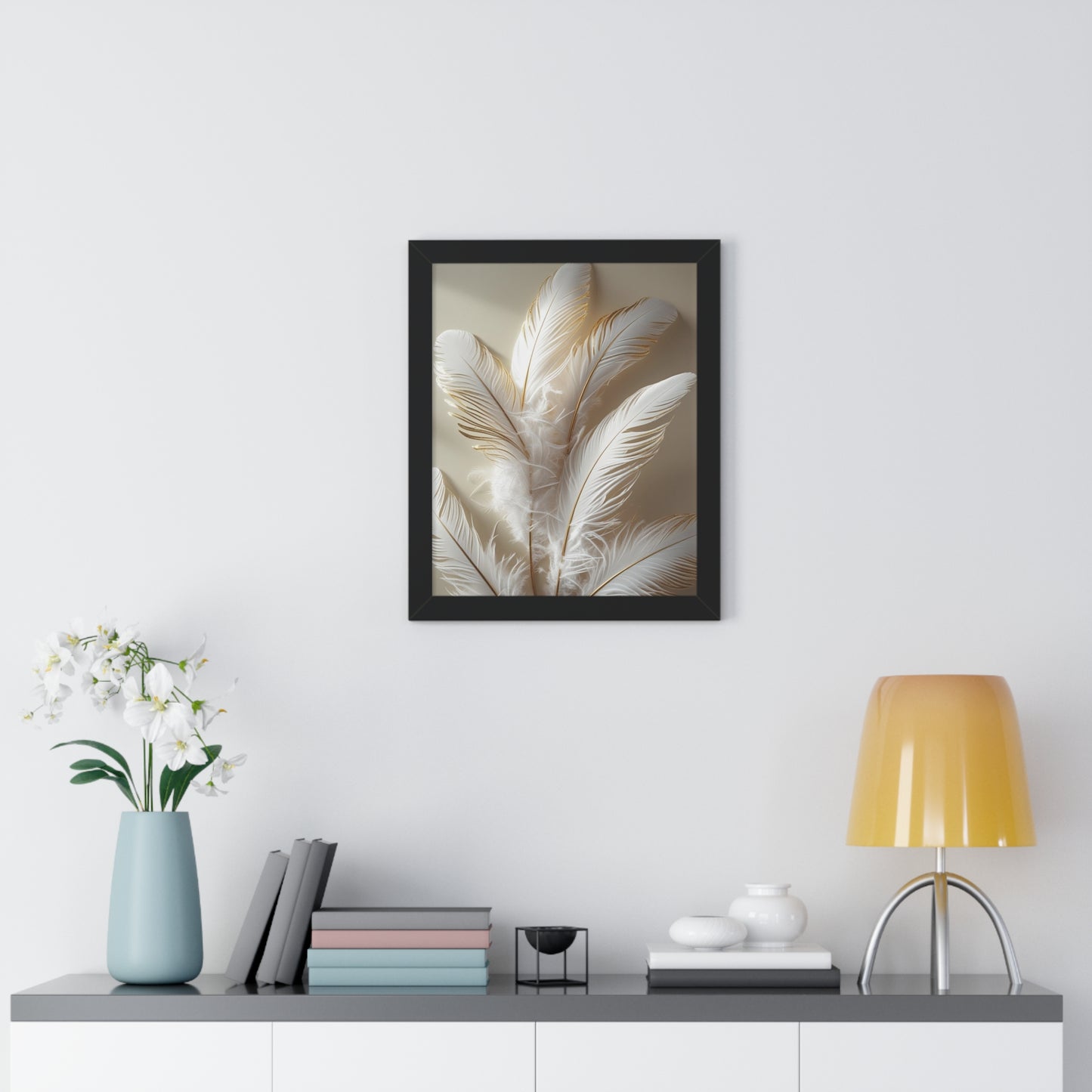 Elegant Framed Vertical Poster