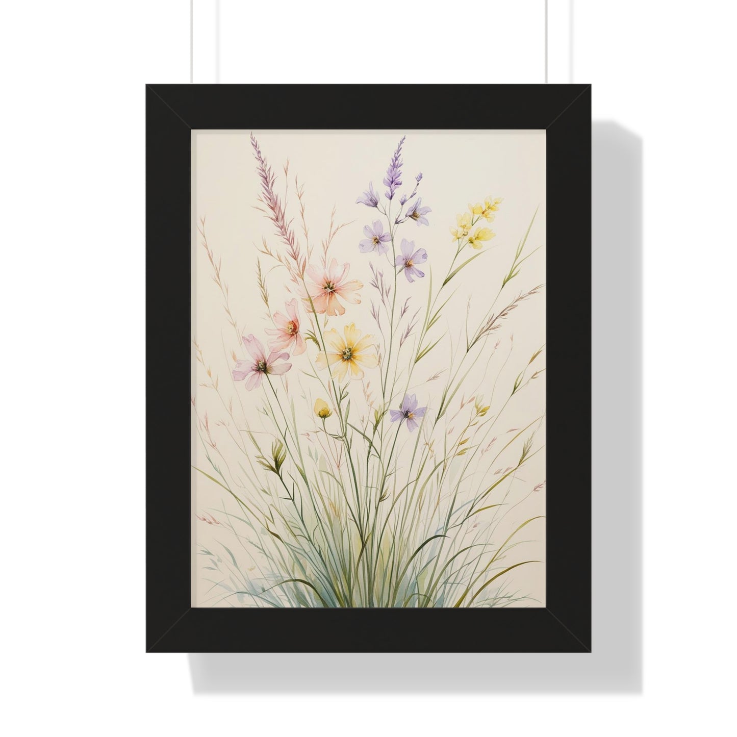 Framed Floral Art Print