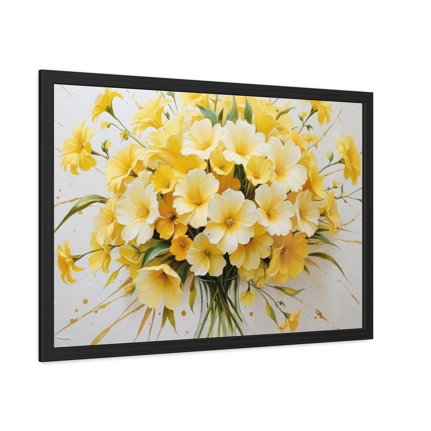 Floral Framed Poster.